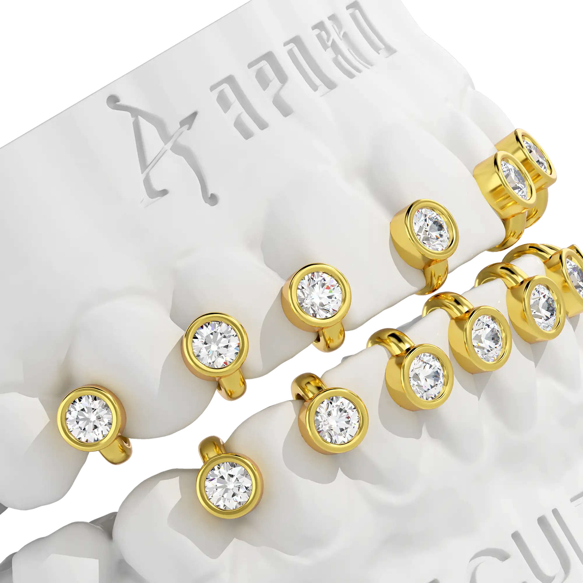 Custom Halo Gap Grillz