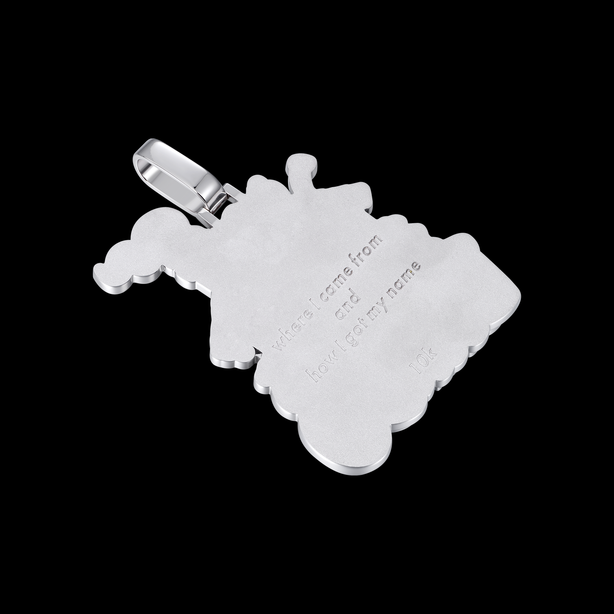 APORRO Premium Custom Iced Trap House Pendant With Baguette Stones