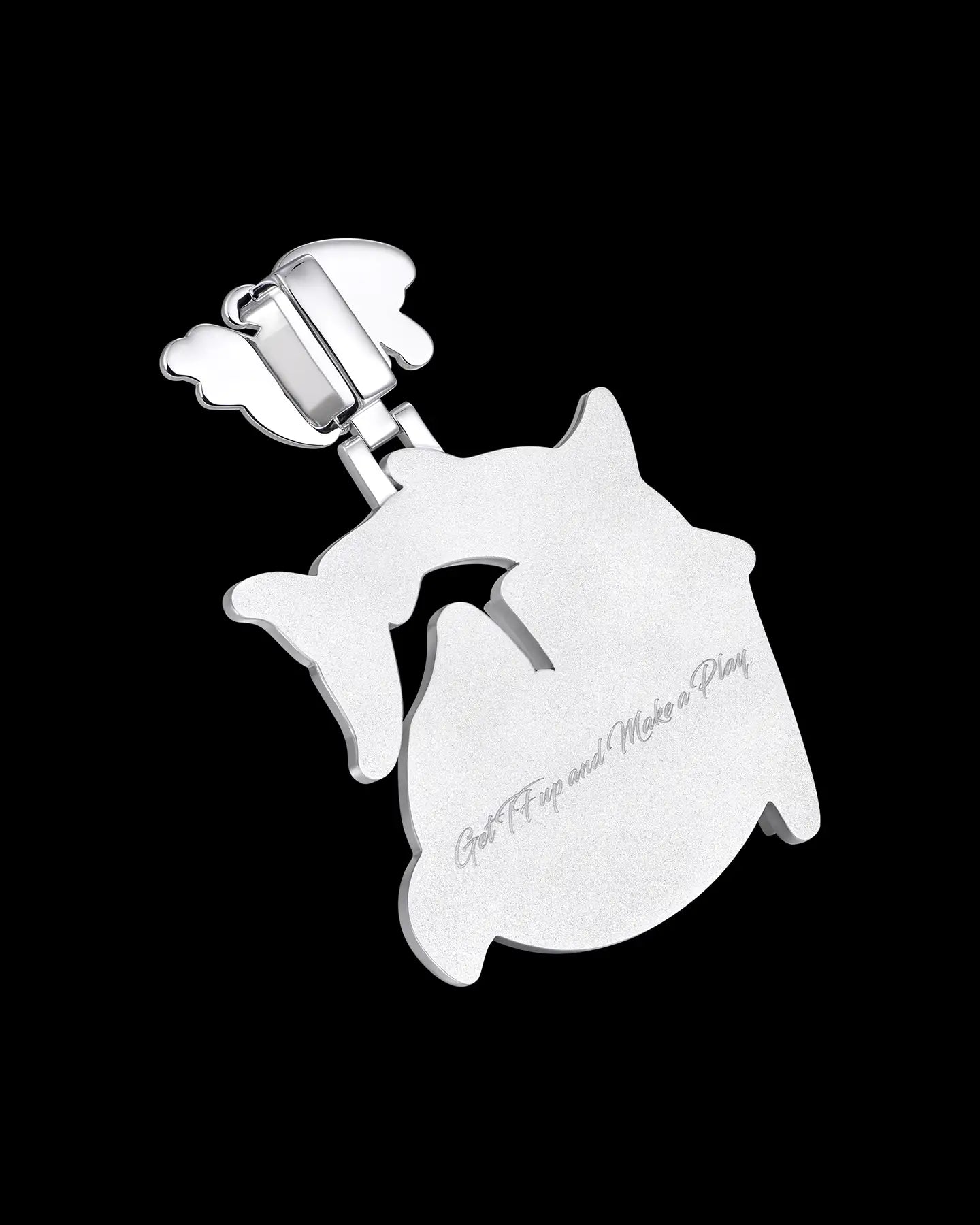 APORRO Premium Custom 3D Iced Shark Pendant