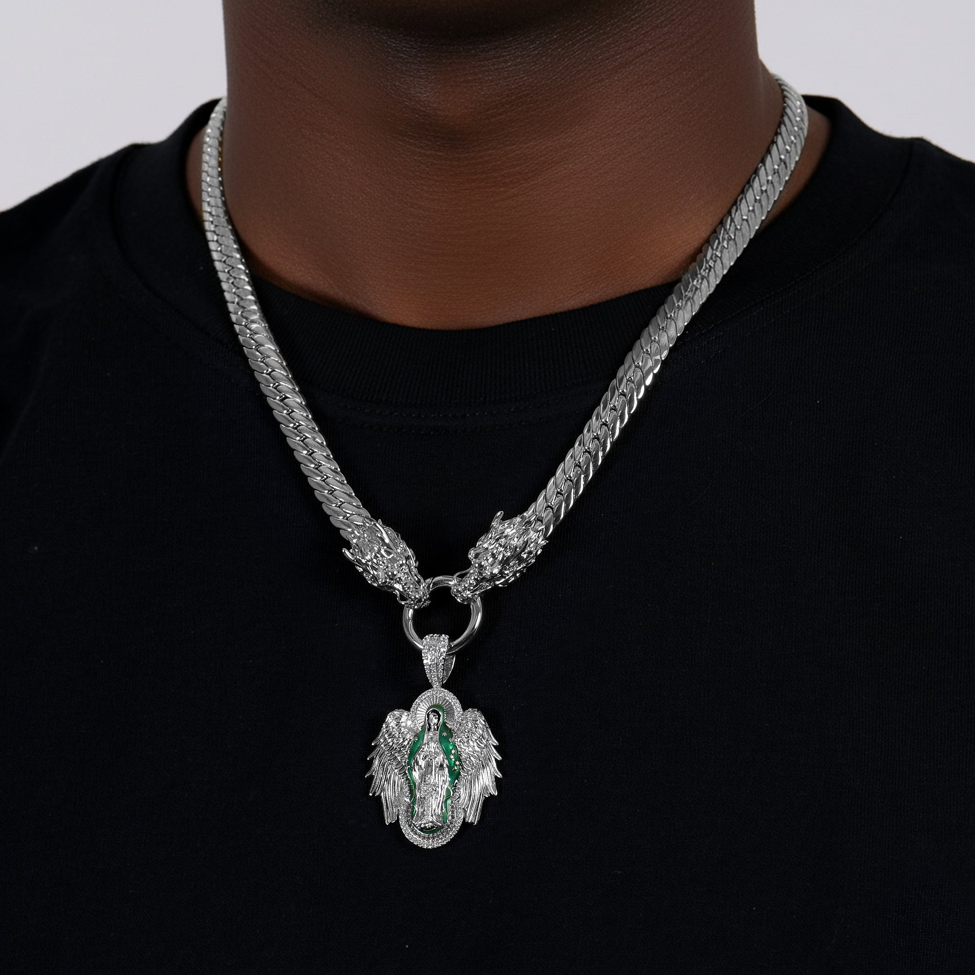 WONG Double Dragon Miami Cuban Chain - 8mm