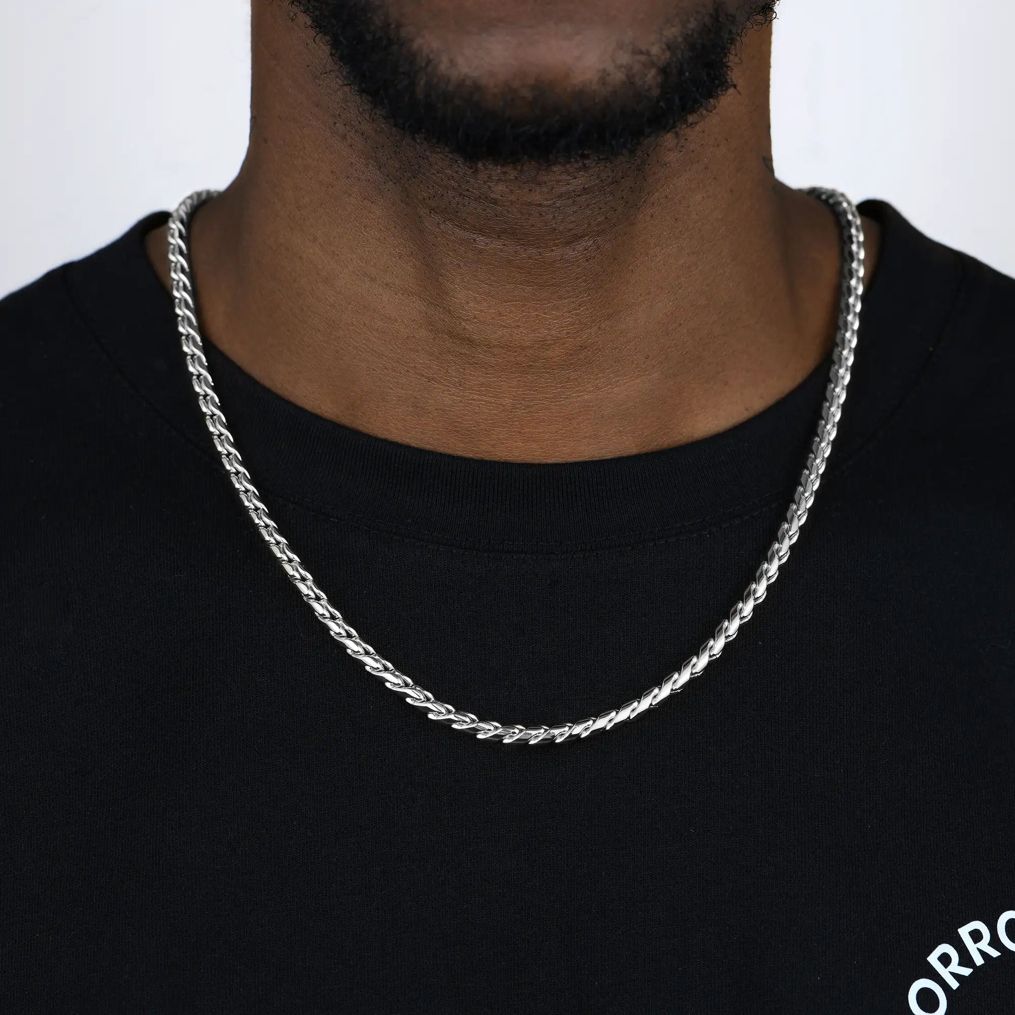 Franco Chain - White Gold