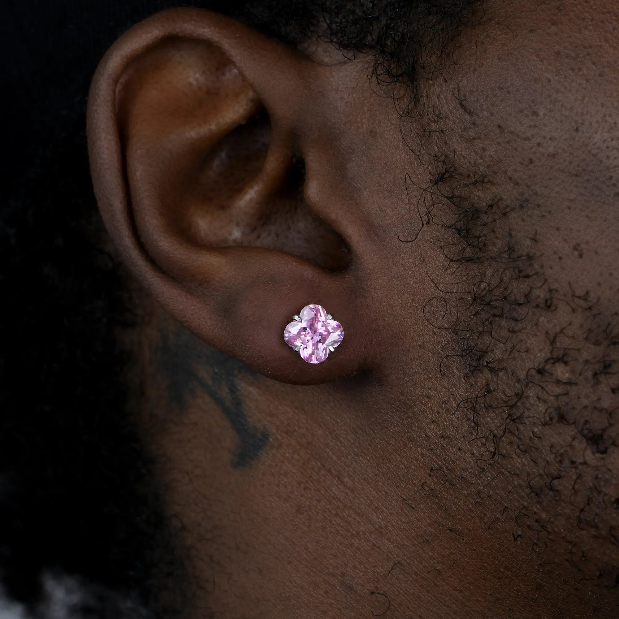 Blossom Cut Stud Earrings - Single