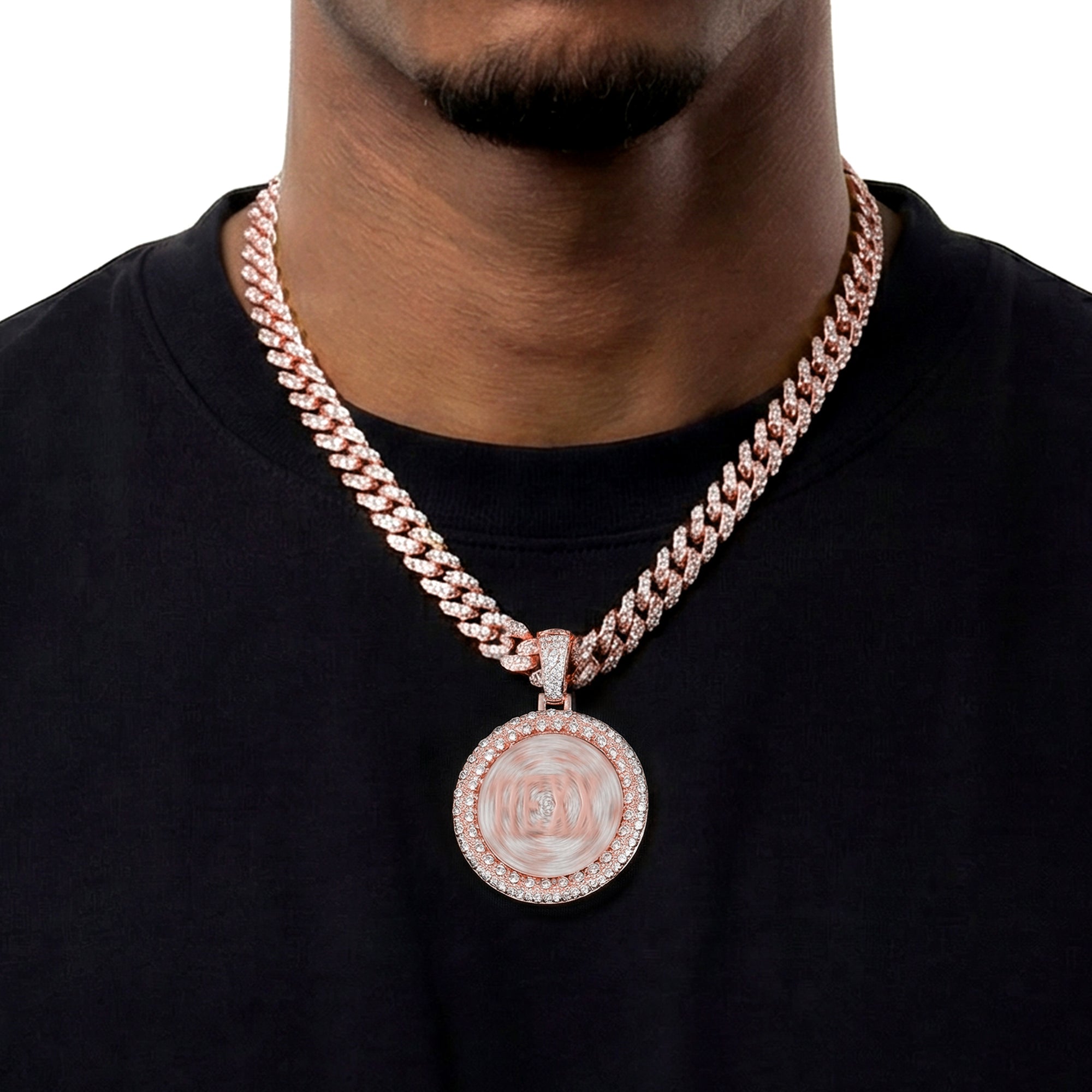 Custom Rotating Disc Pendant - 51mm