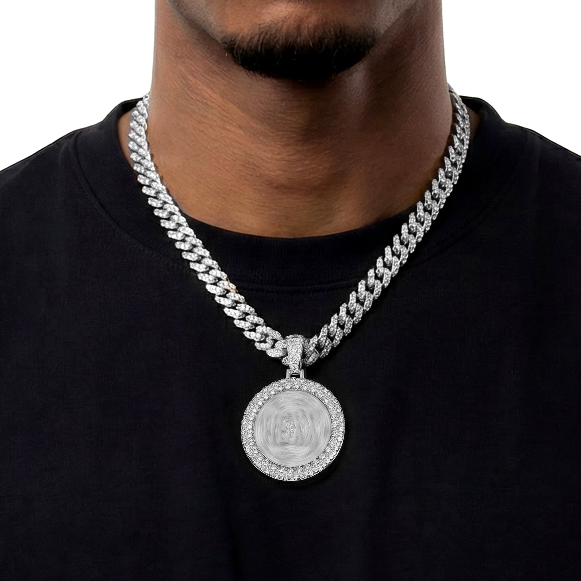 Custom Rotating Disc Pendant - 51mm