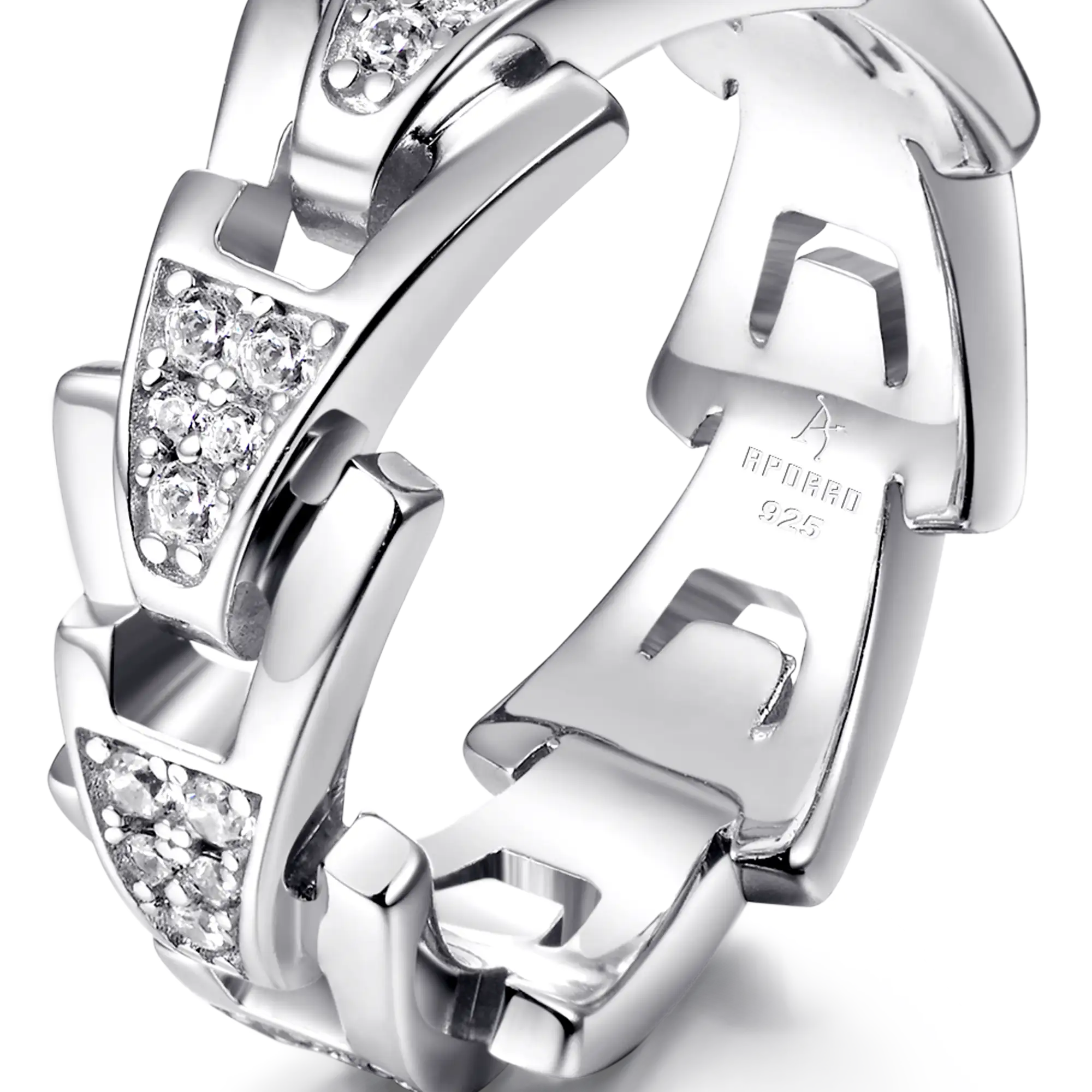 Aporro A® Iced Out Ring - 8mm