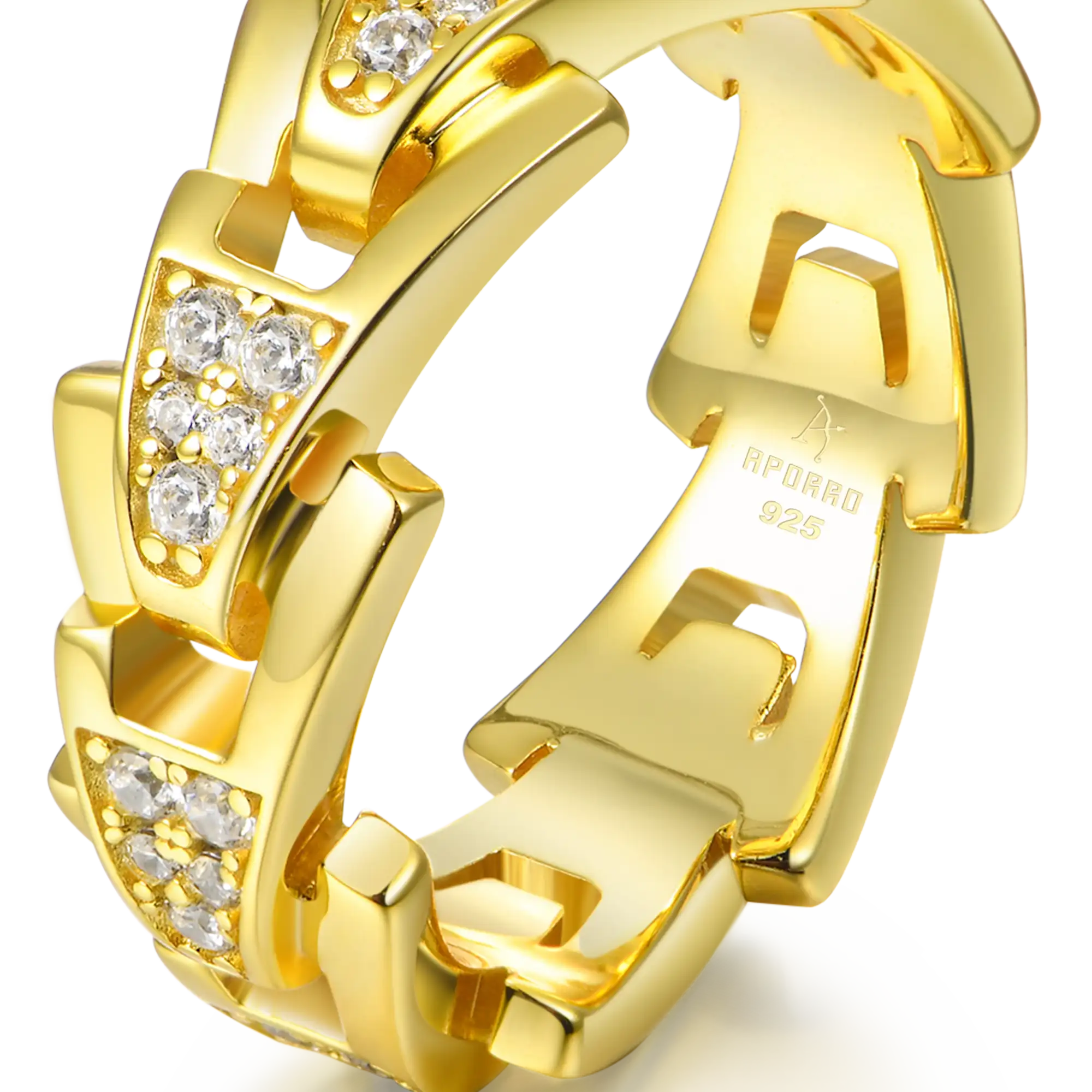 Aporro A® Iced Out Ring - 8mm