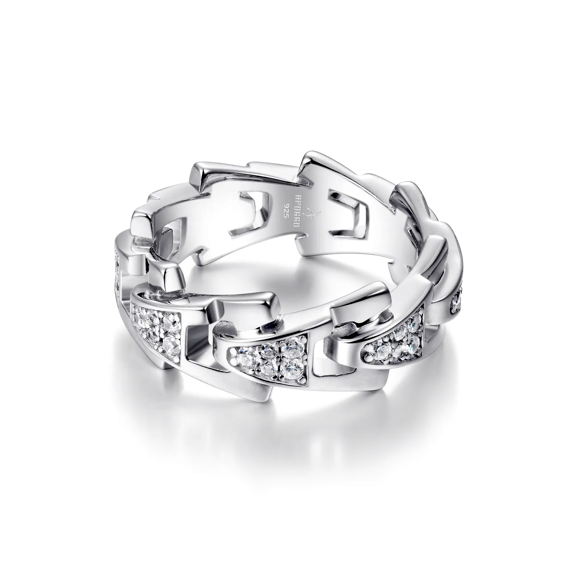 Aporro A® Iced Out Ring - 8mm