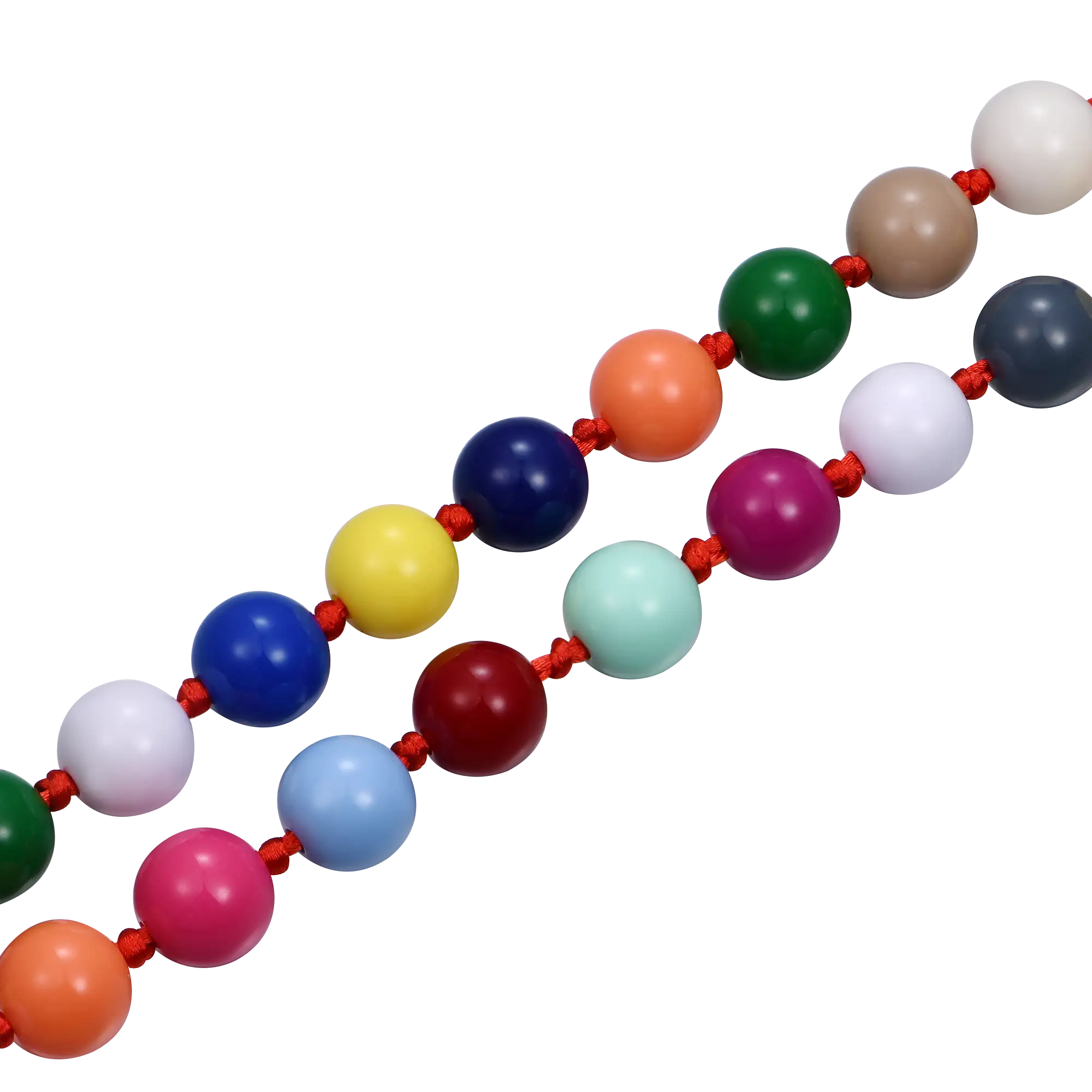 Tropic Pop Beads Wallet Chain