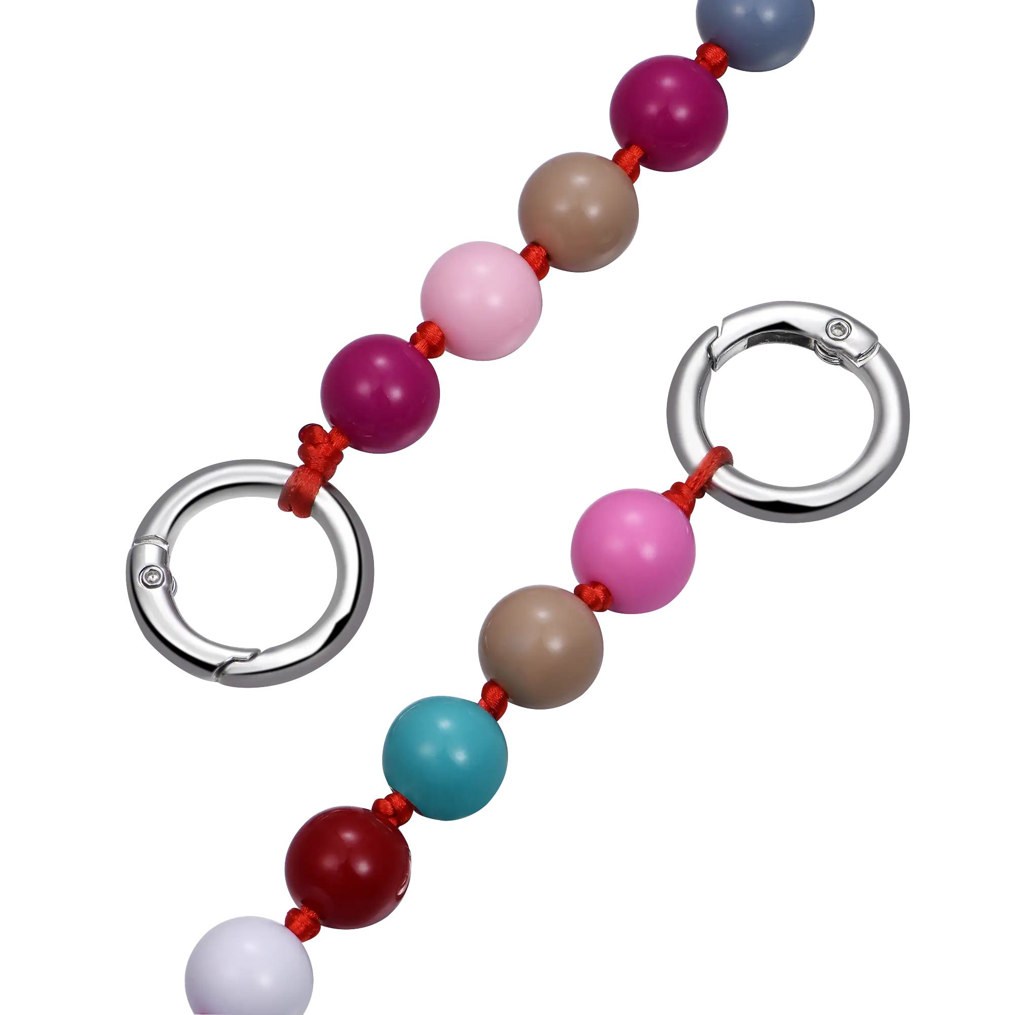 Tropic Pop Beads Wallet Chain