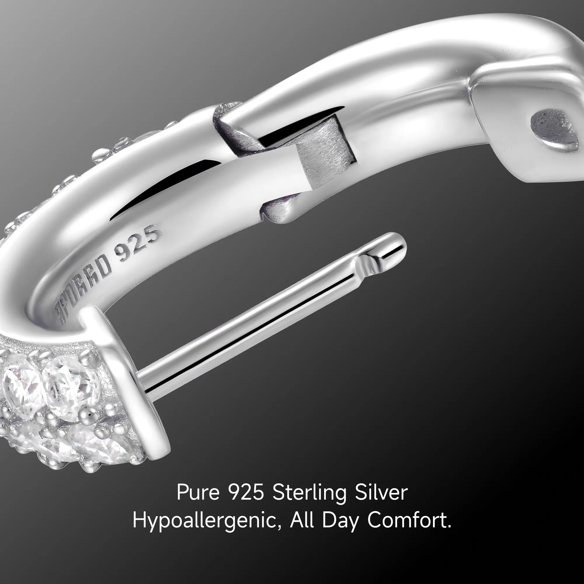 Double Row Hoop Earring