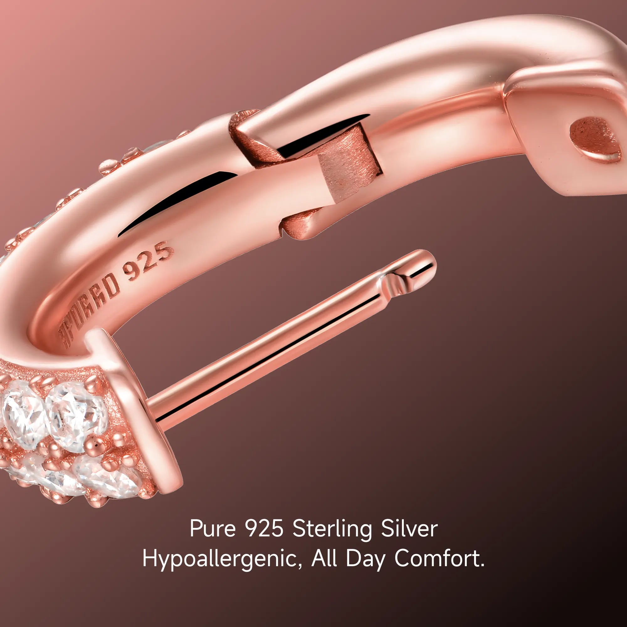 Double Row Hoop Earring