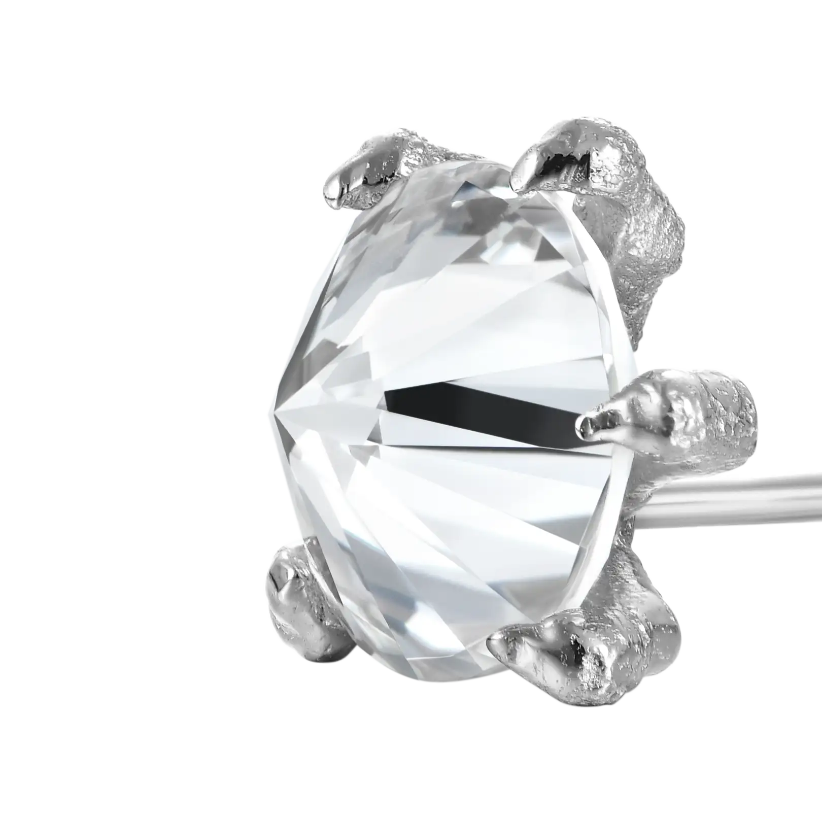 S925 WONG Dragon Claw Earrings - Pair