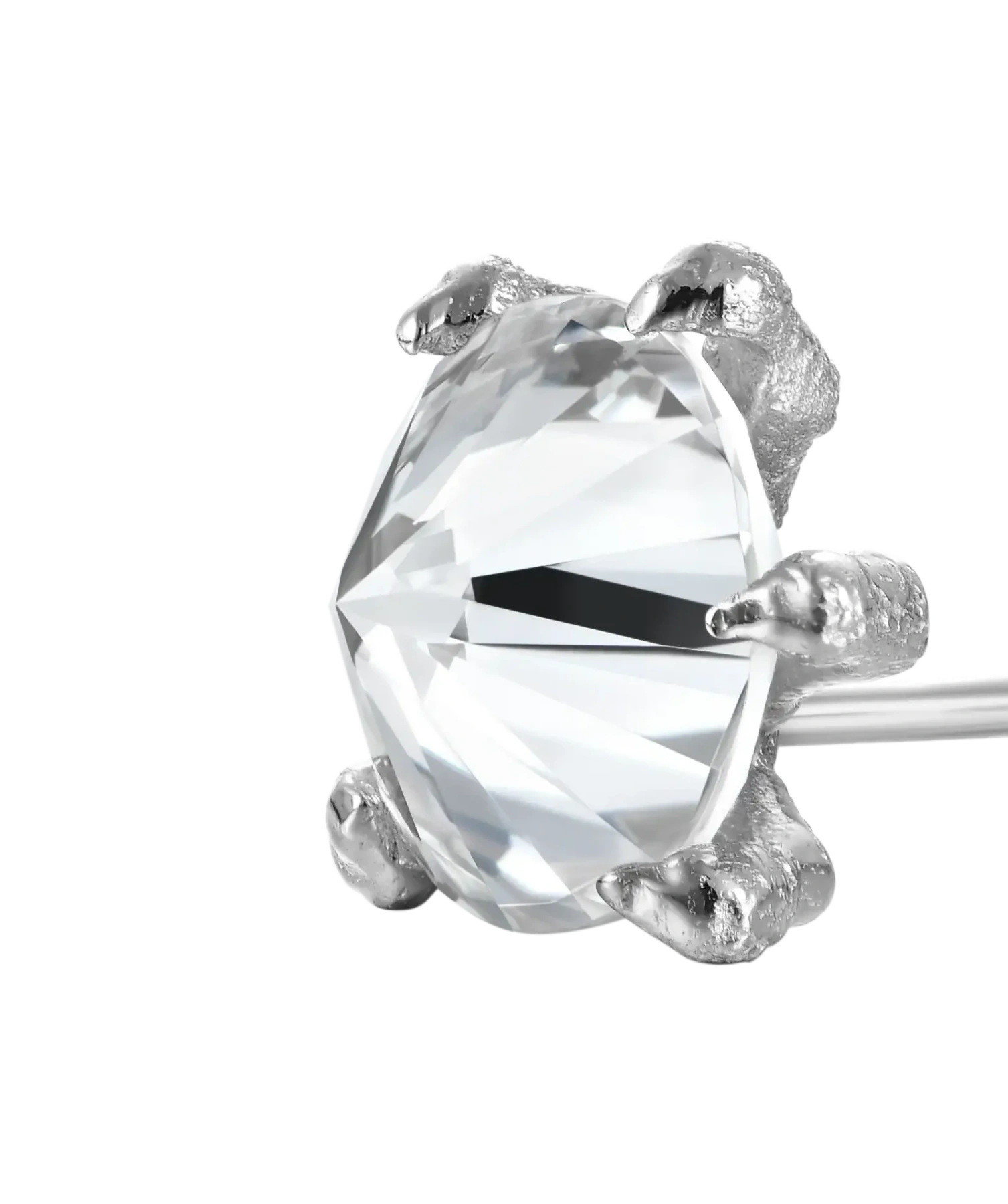 S925 WONG Dragon Claw Earrings - Pair