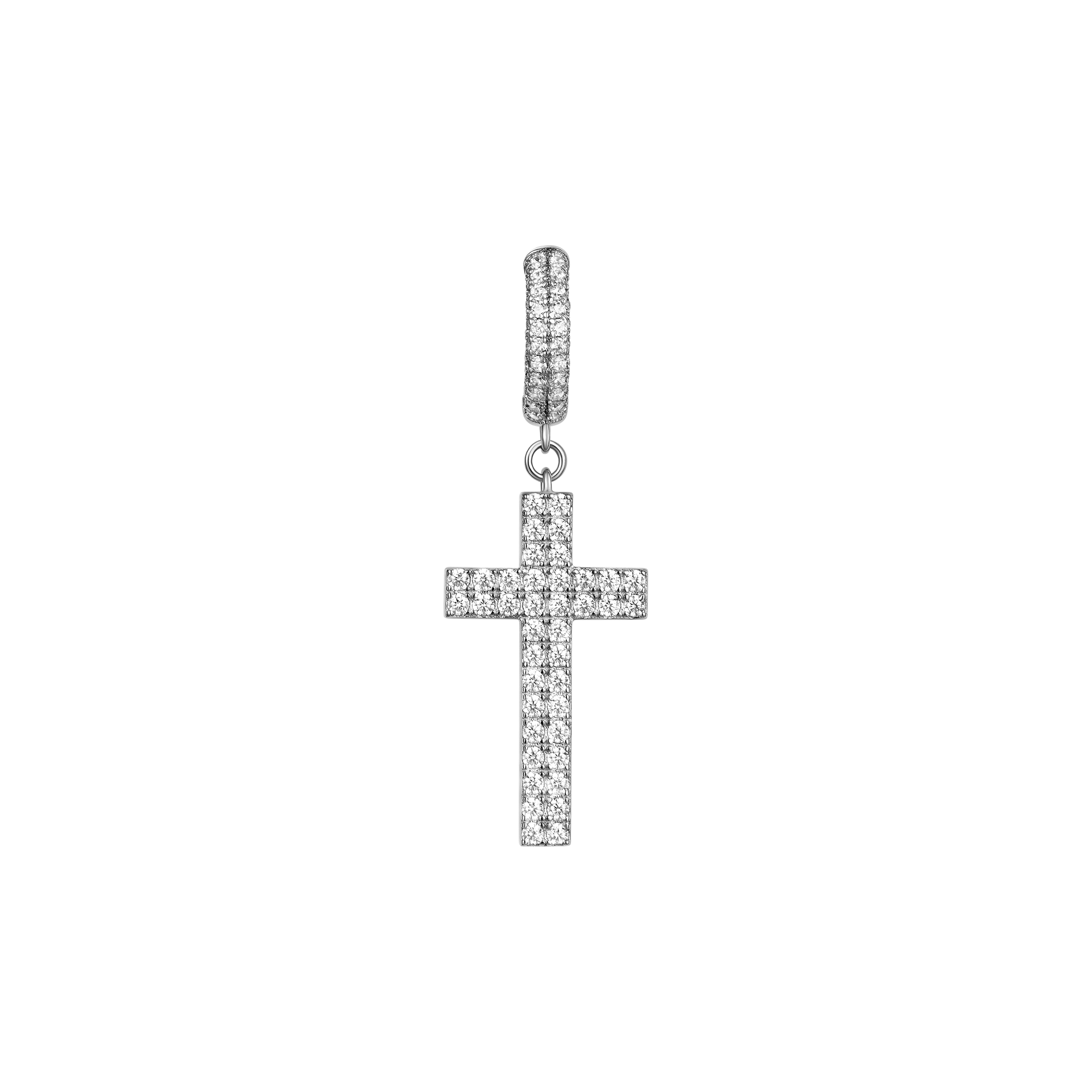 Cross Dangly Earring - Single