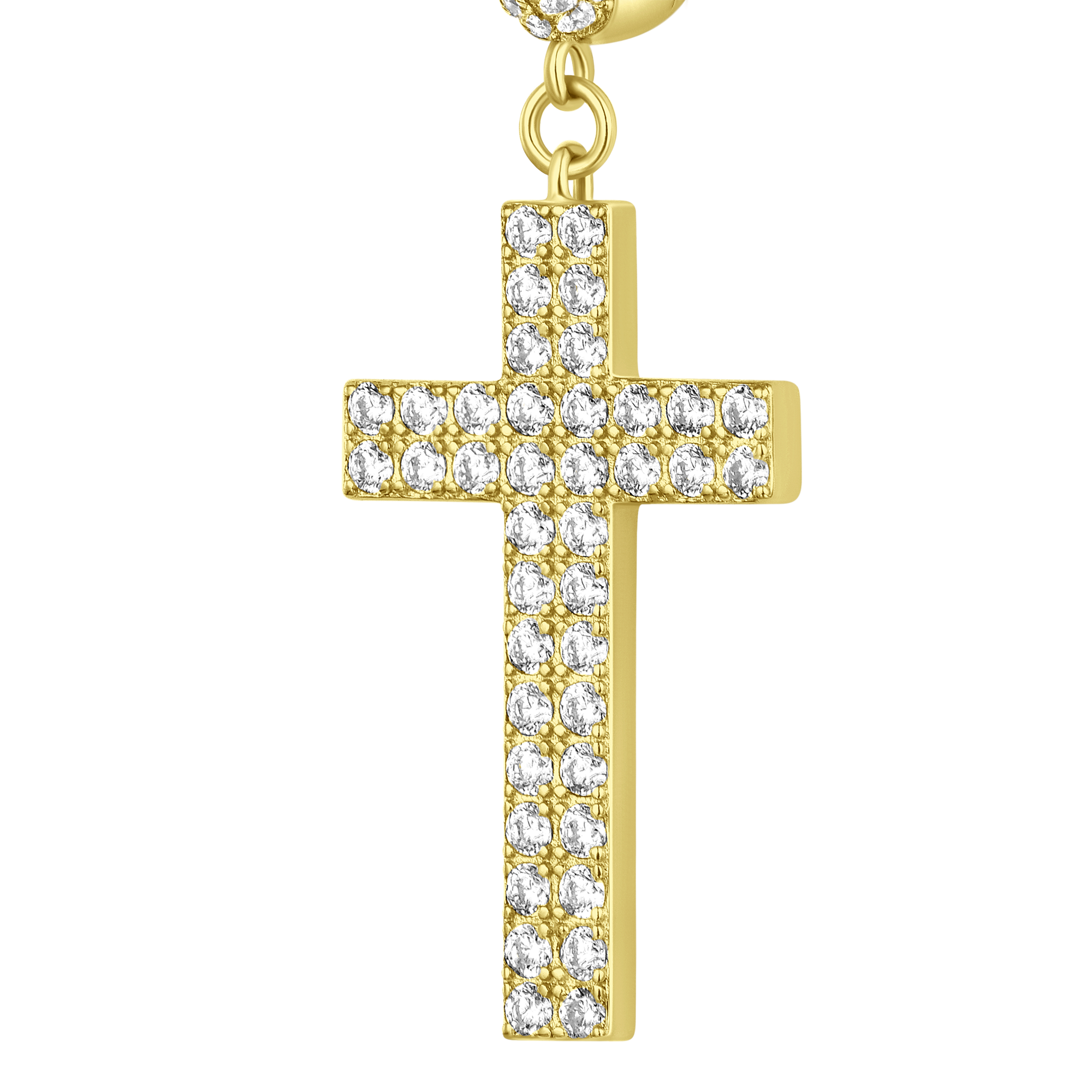 Cross Dangly Earring - Single