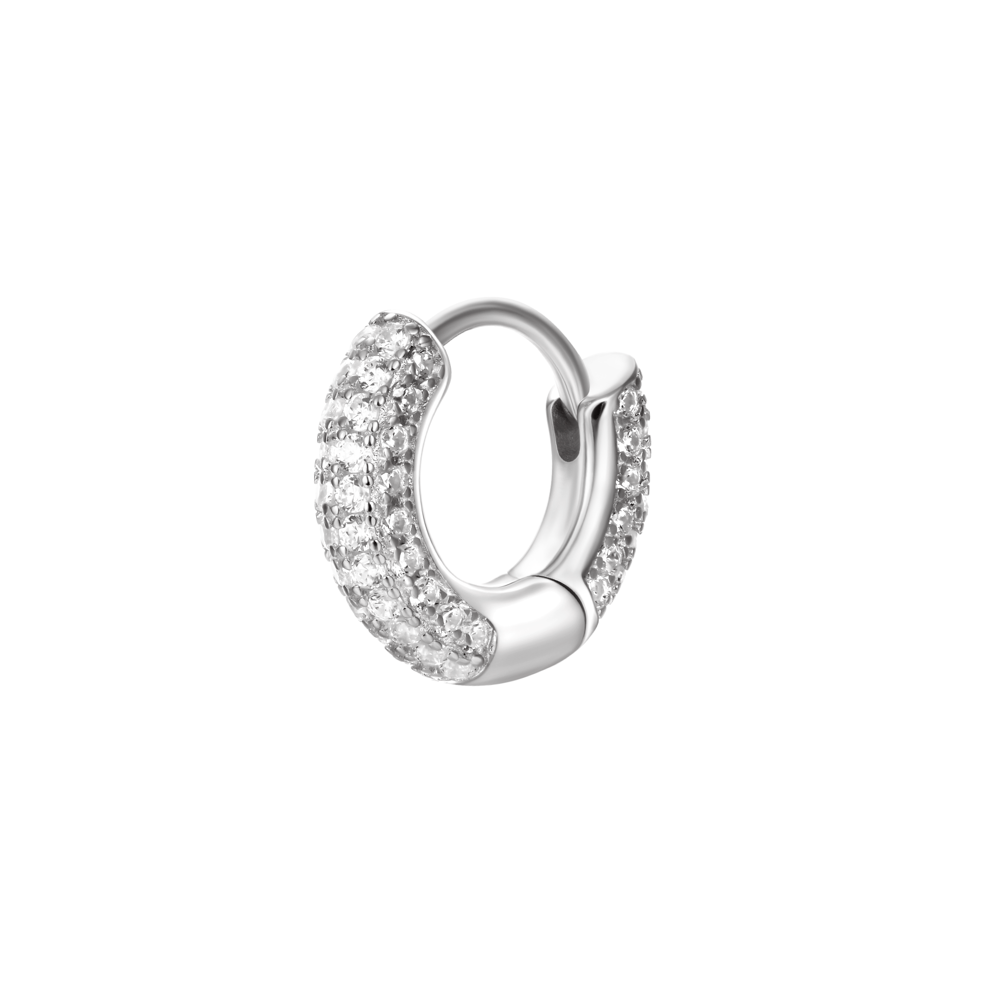 Circle Hoop Earring - Single
