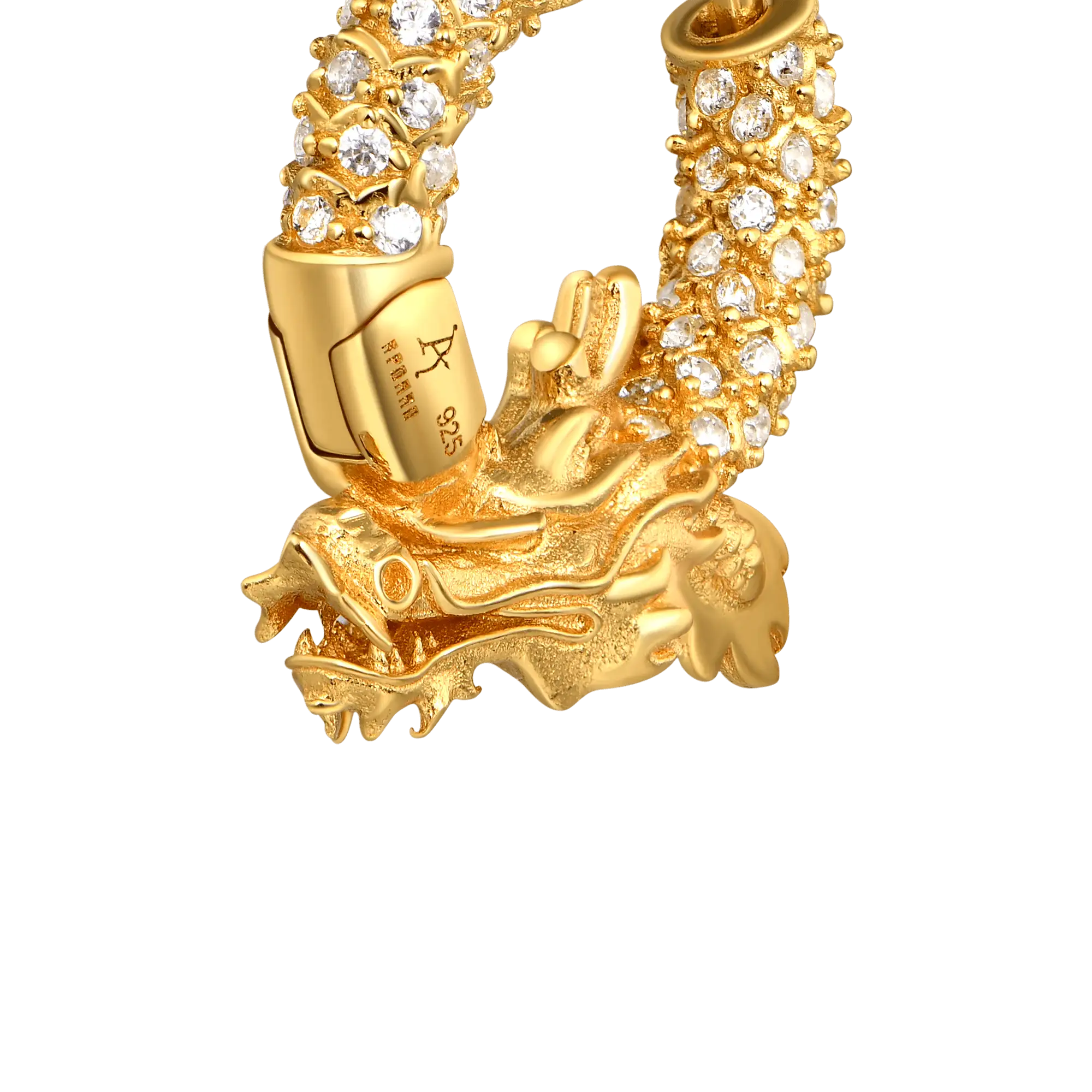 WONG Dragon Hoop Earring