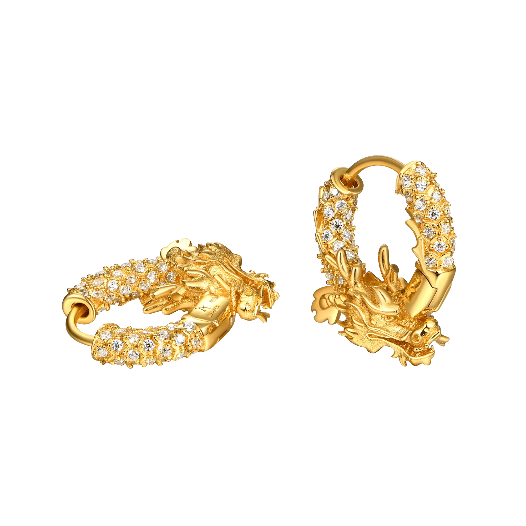 WONG Dragon Hoop Earring