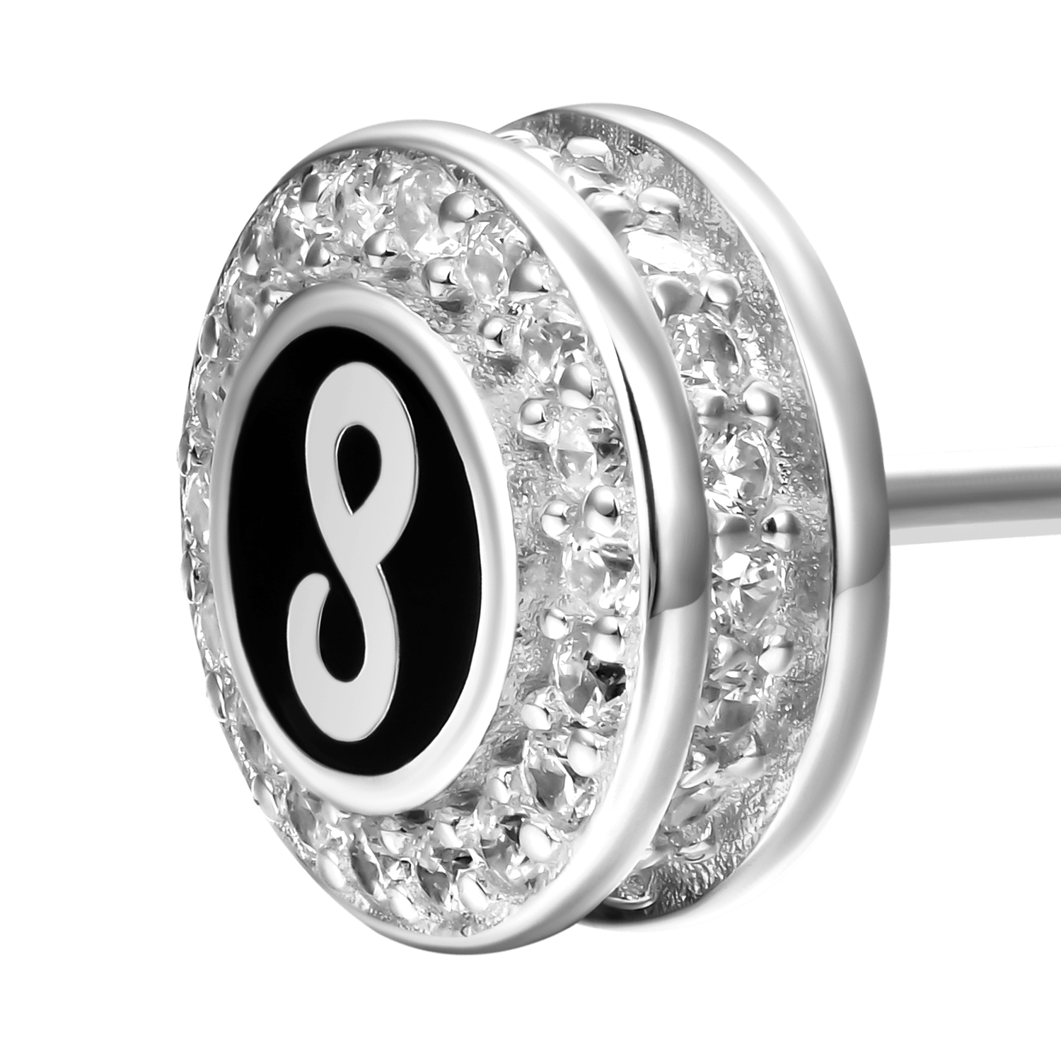 Single Infinity Stud Earring