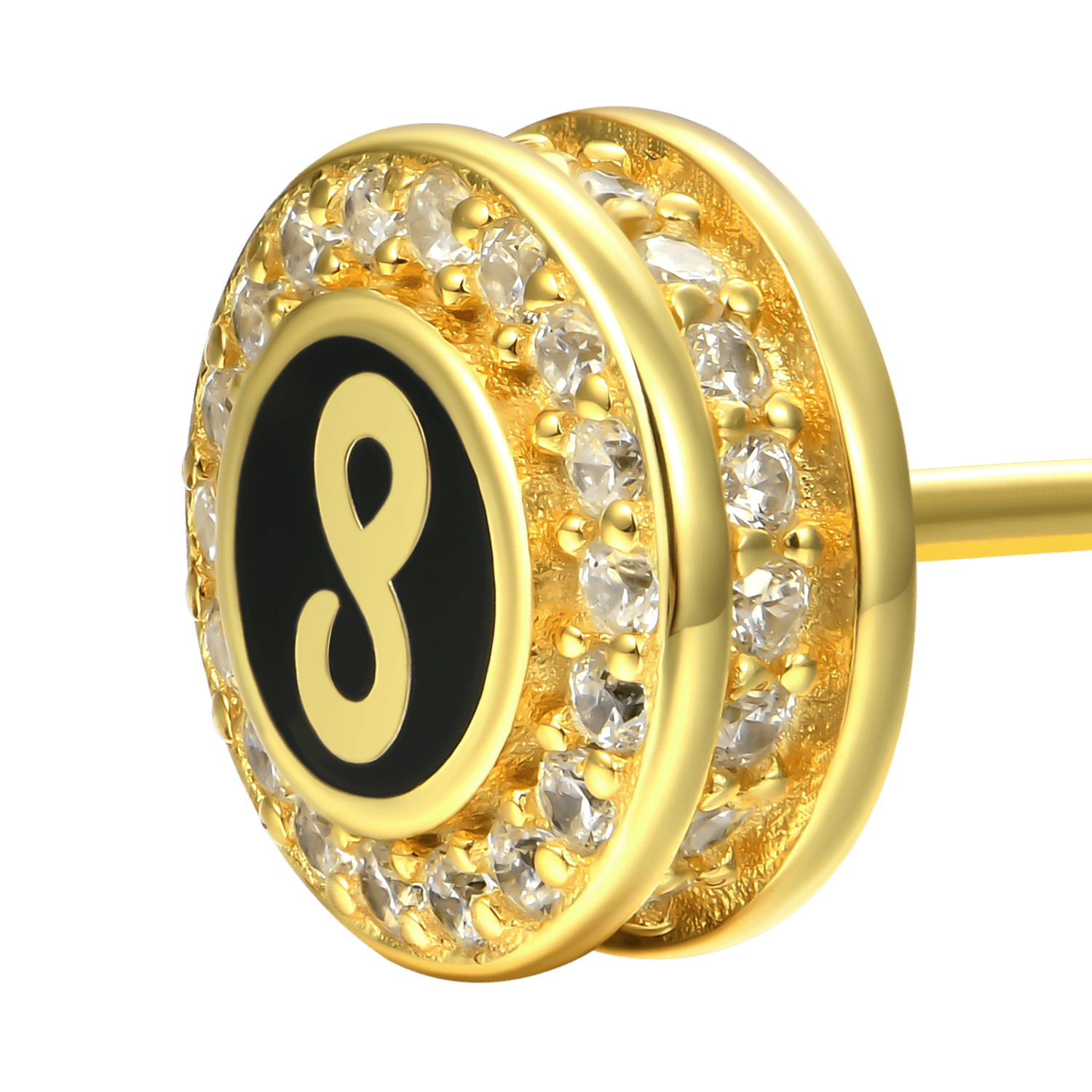 Single Infinity Stud Earring