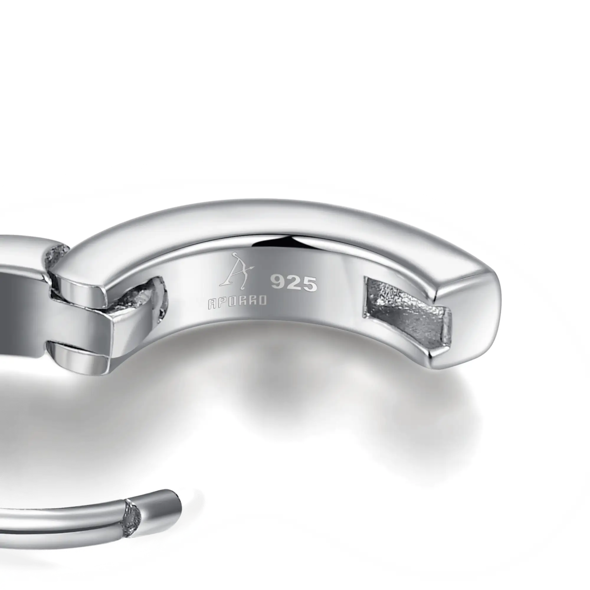 Cross Hoop Earrings - Pair