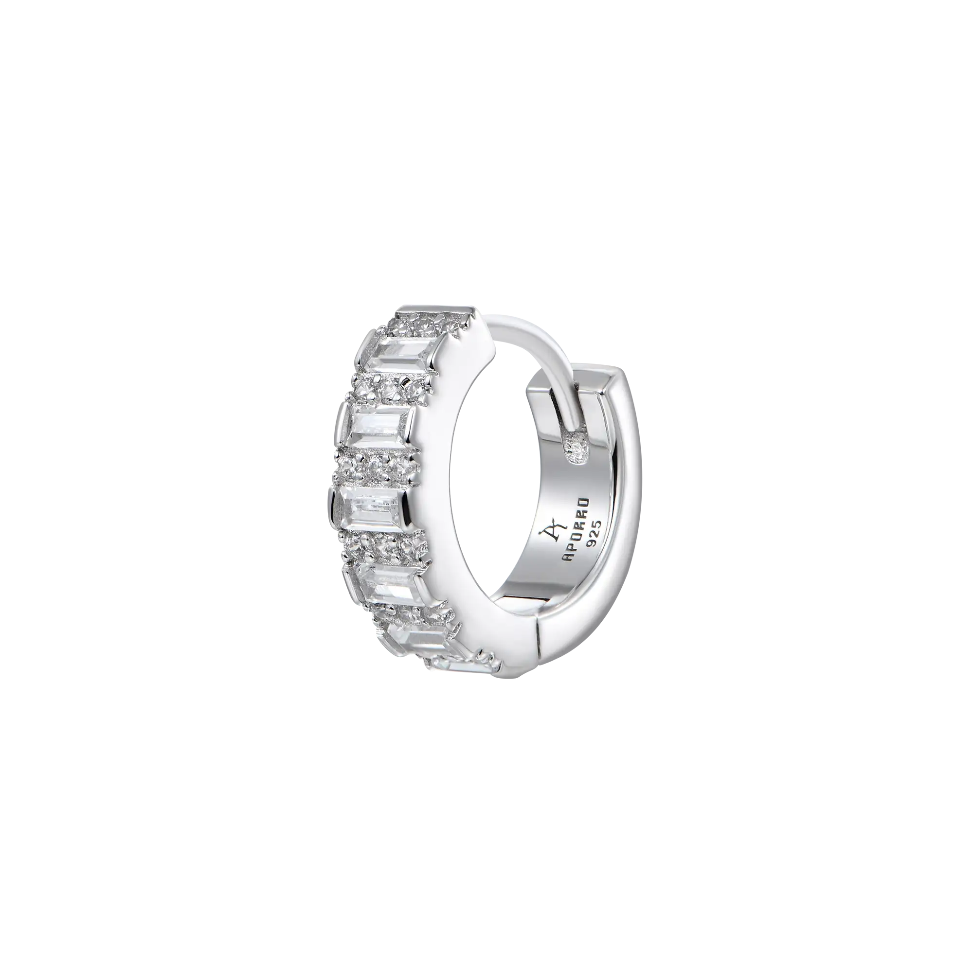 Baguettes Hoop Earring - Single