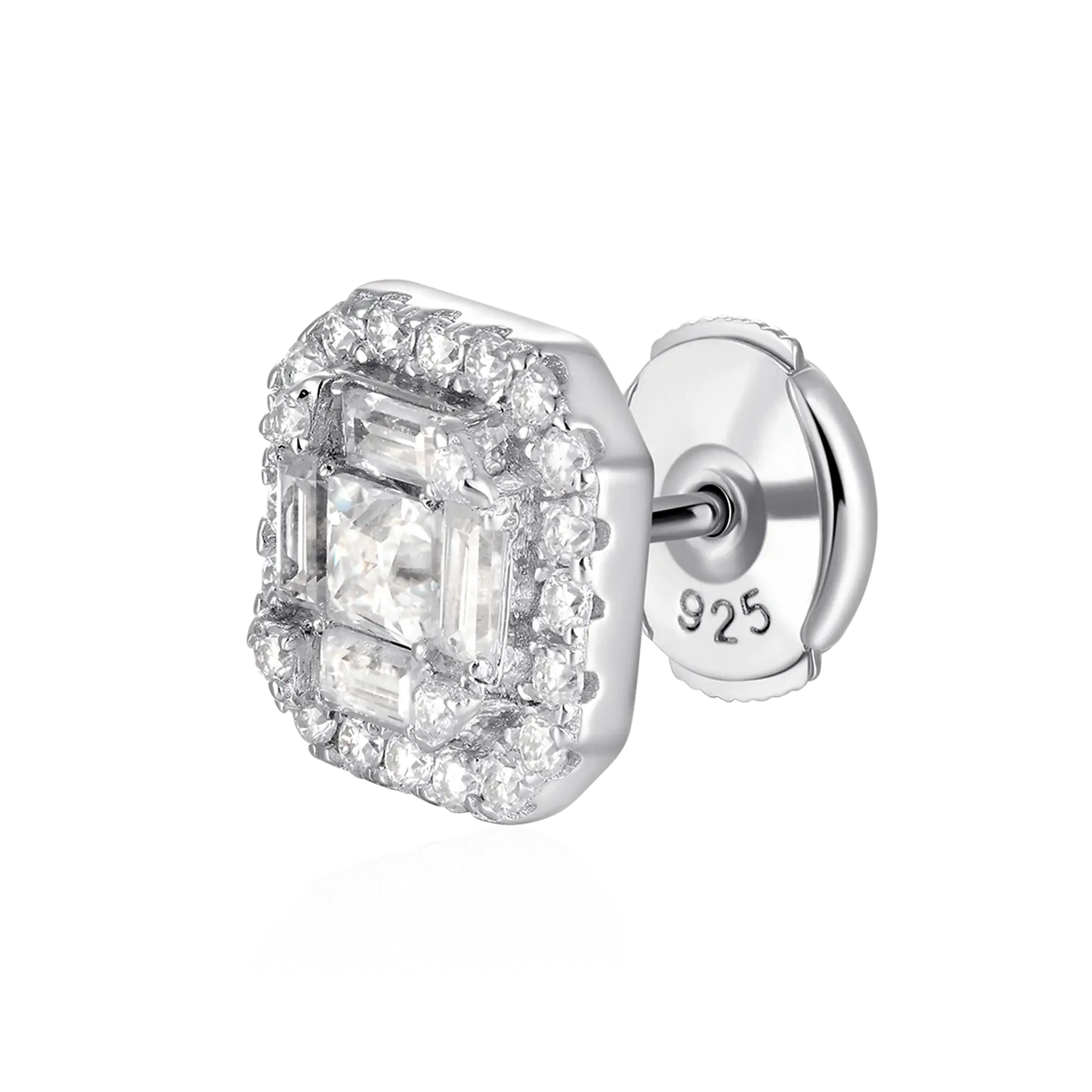 Women's Halo Stud Earring