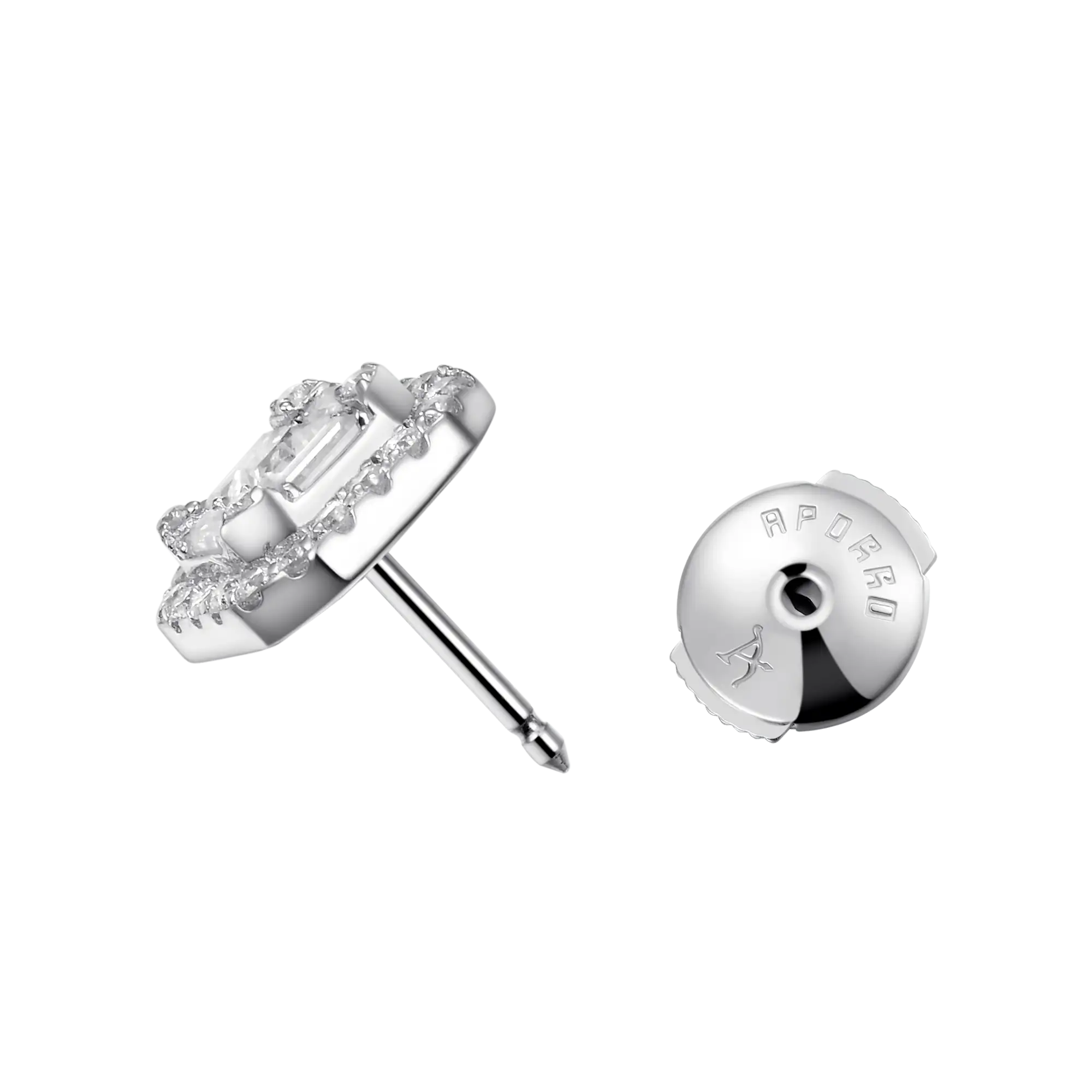 Women's Halo Stud Earring