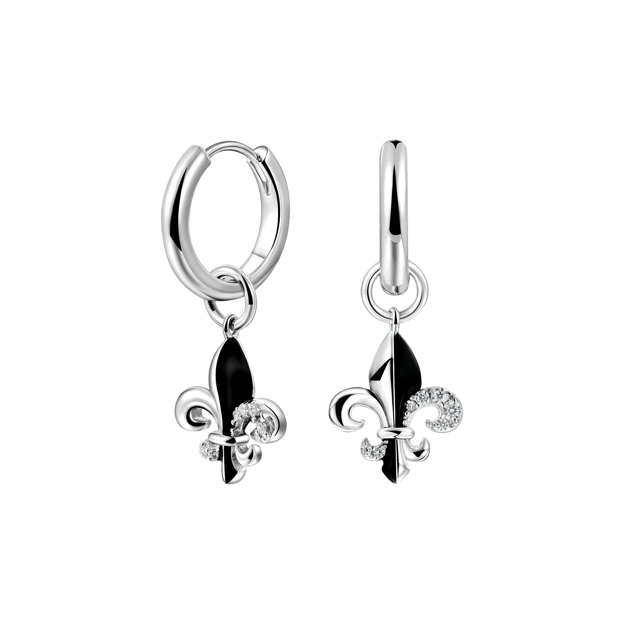 Fleur de lis Dangly Earring - Single