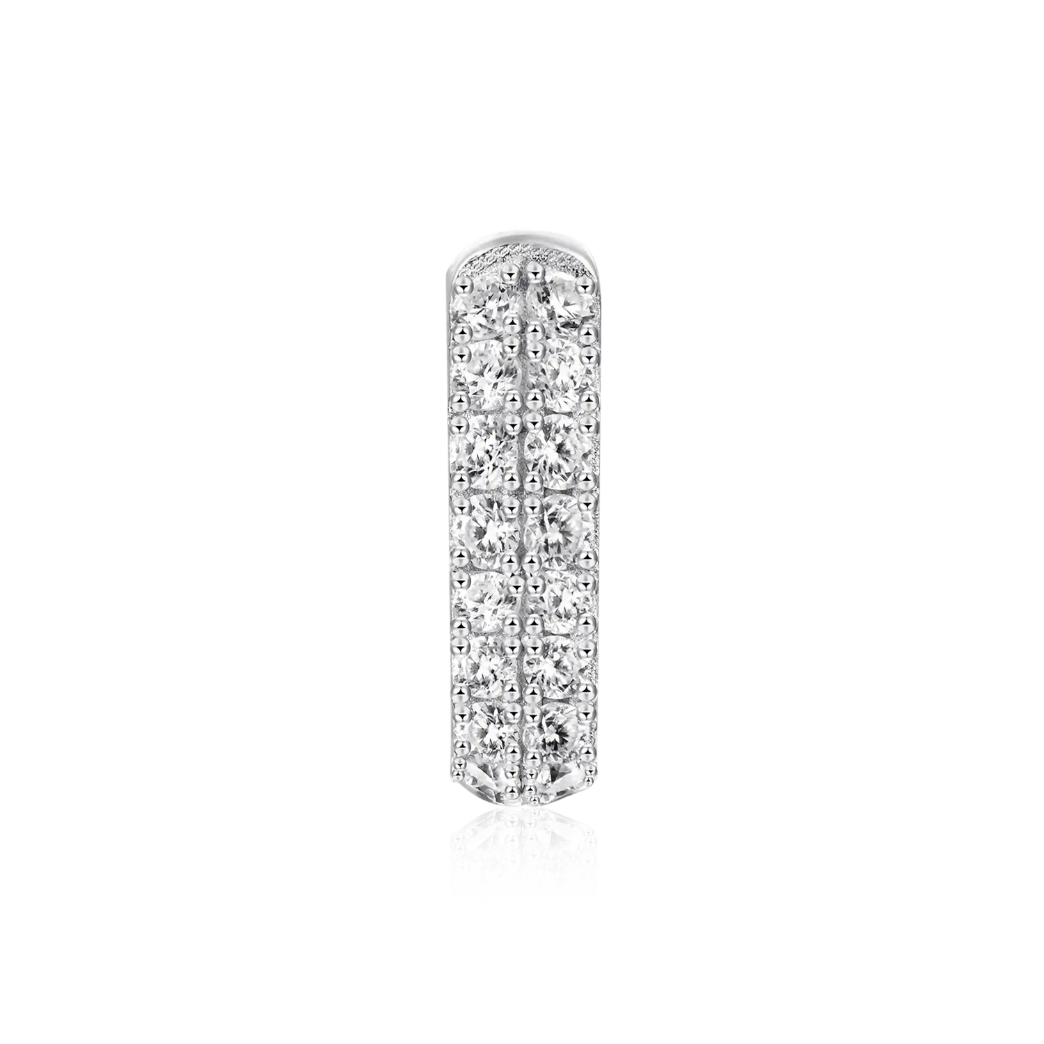 Moissanite Double Row & Cluster Hoop Earrings
