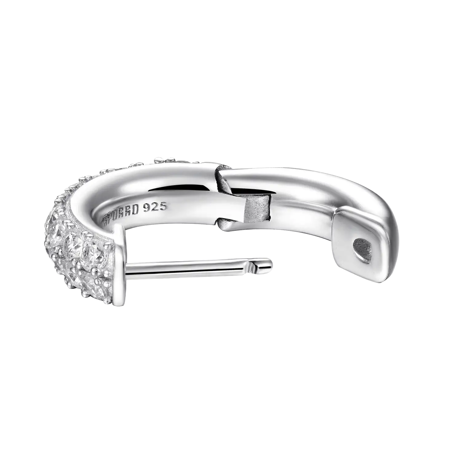Moissanite Double Row & Cluster Hoop Earrings