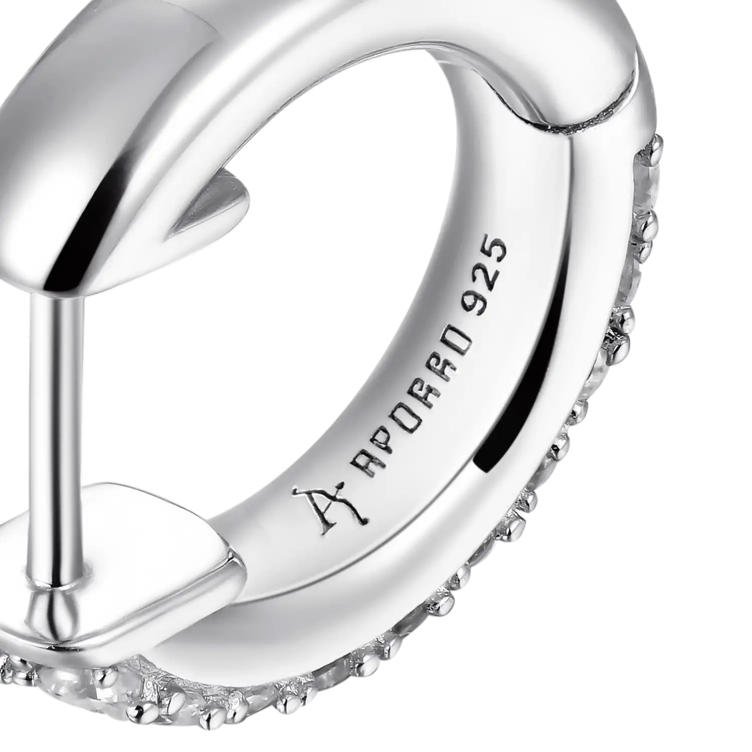 Moissanite Double Row & Cluster Hoop Earrings