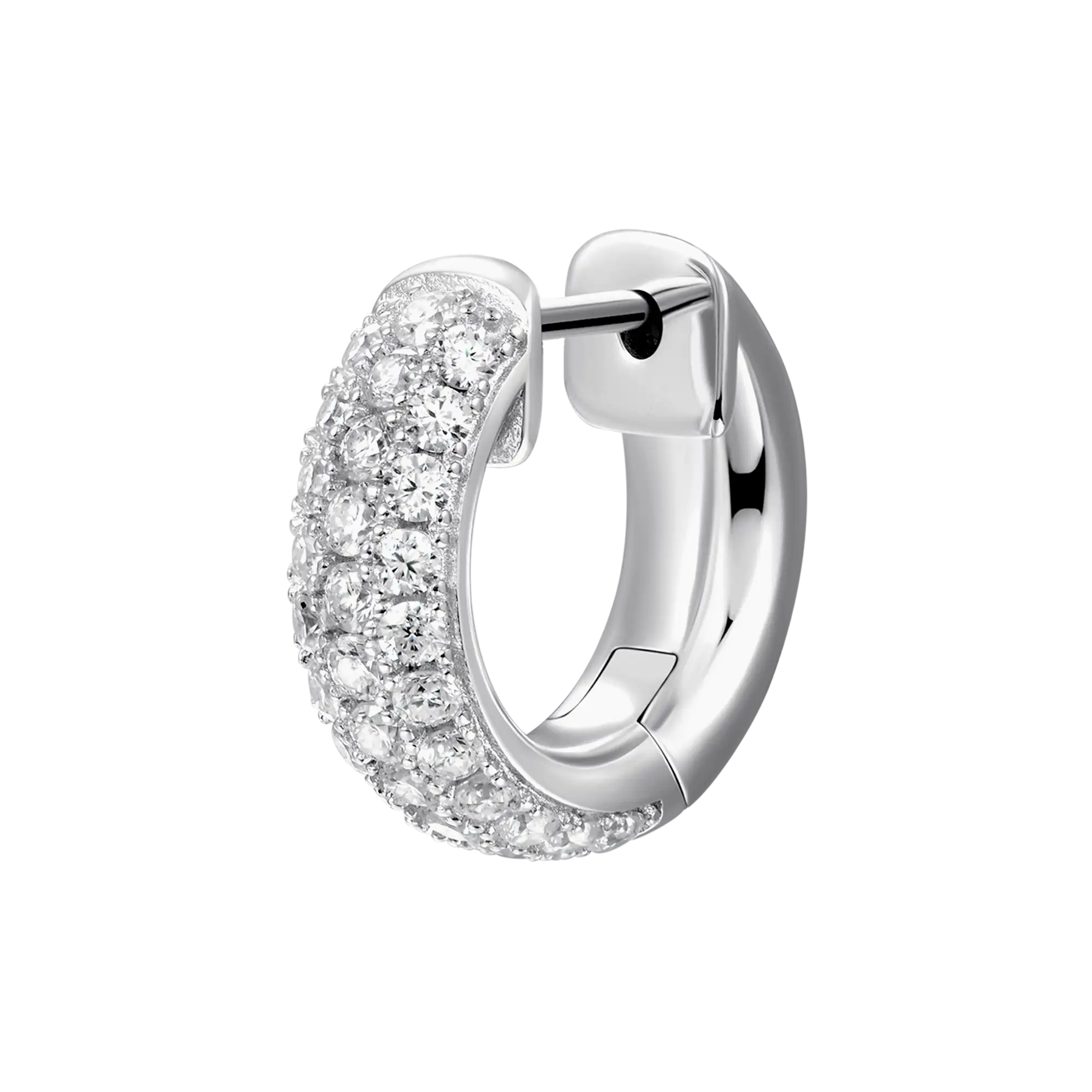 Cluster Hoop Earring