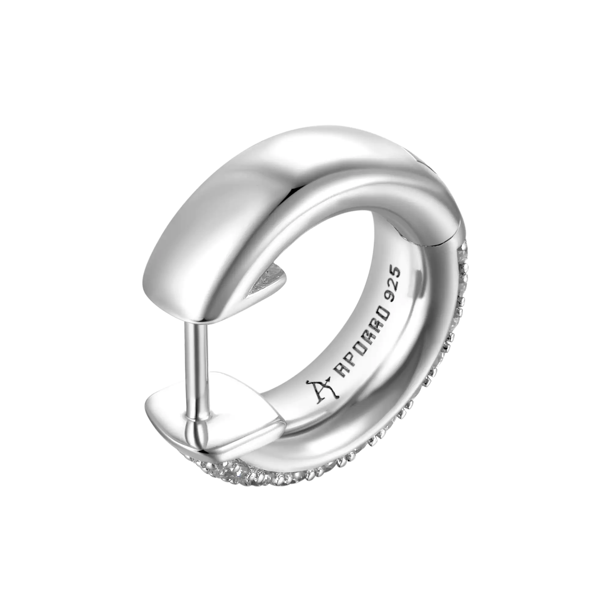 S925 Cluster Hoop Earring