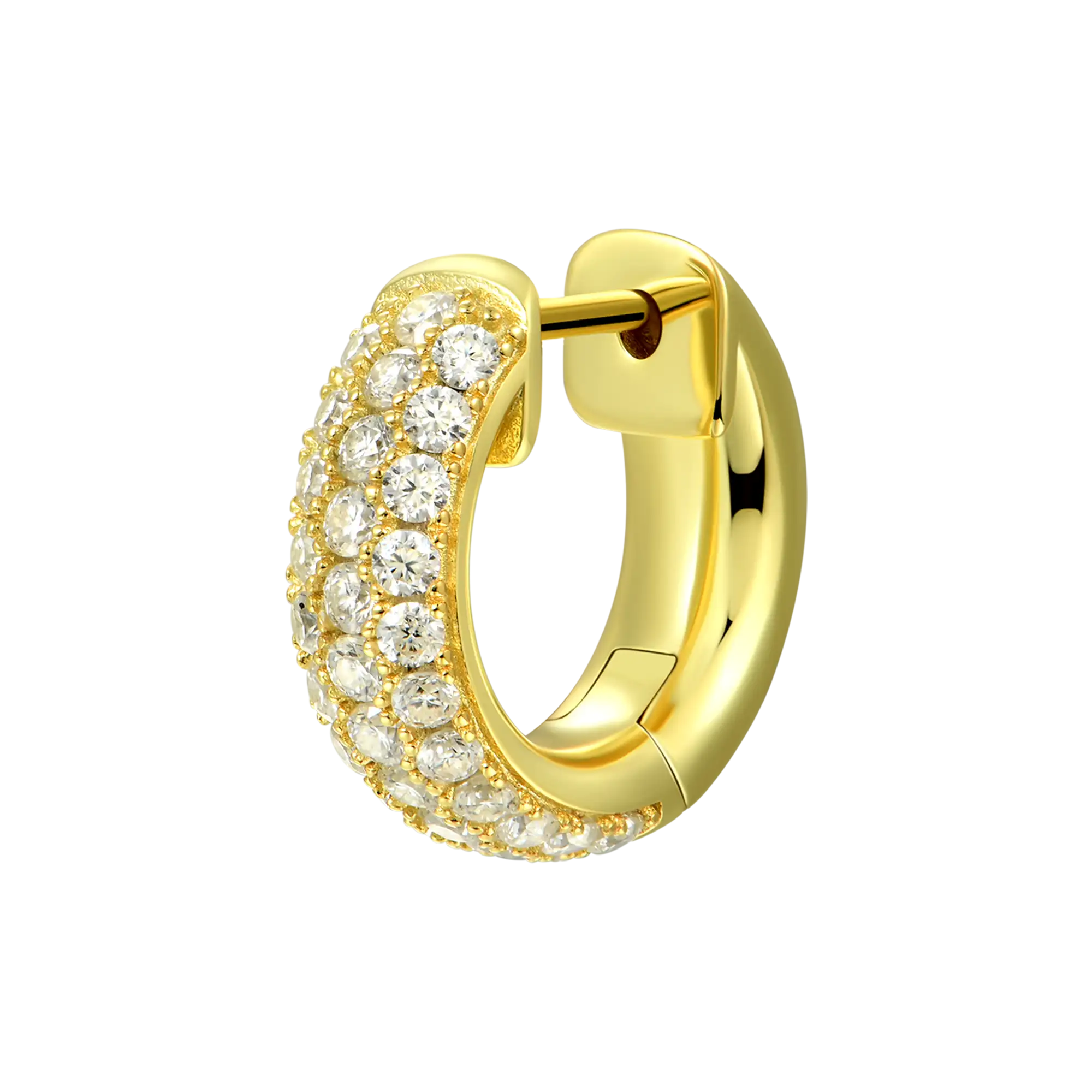 S925 Cluster Hoop Earring