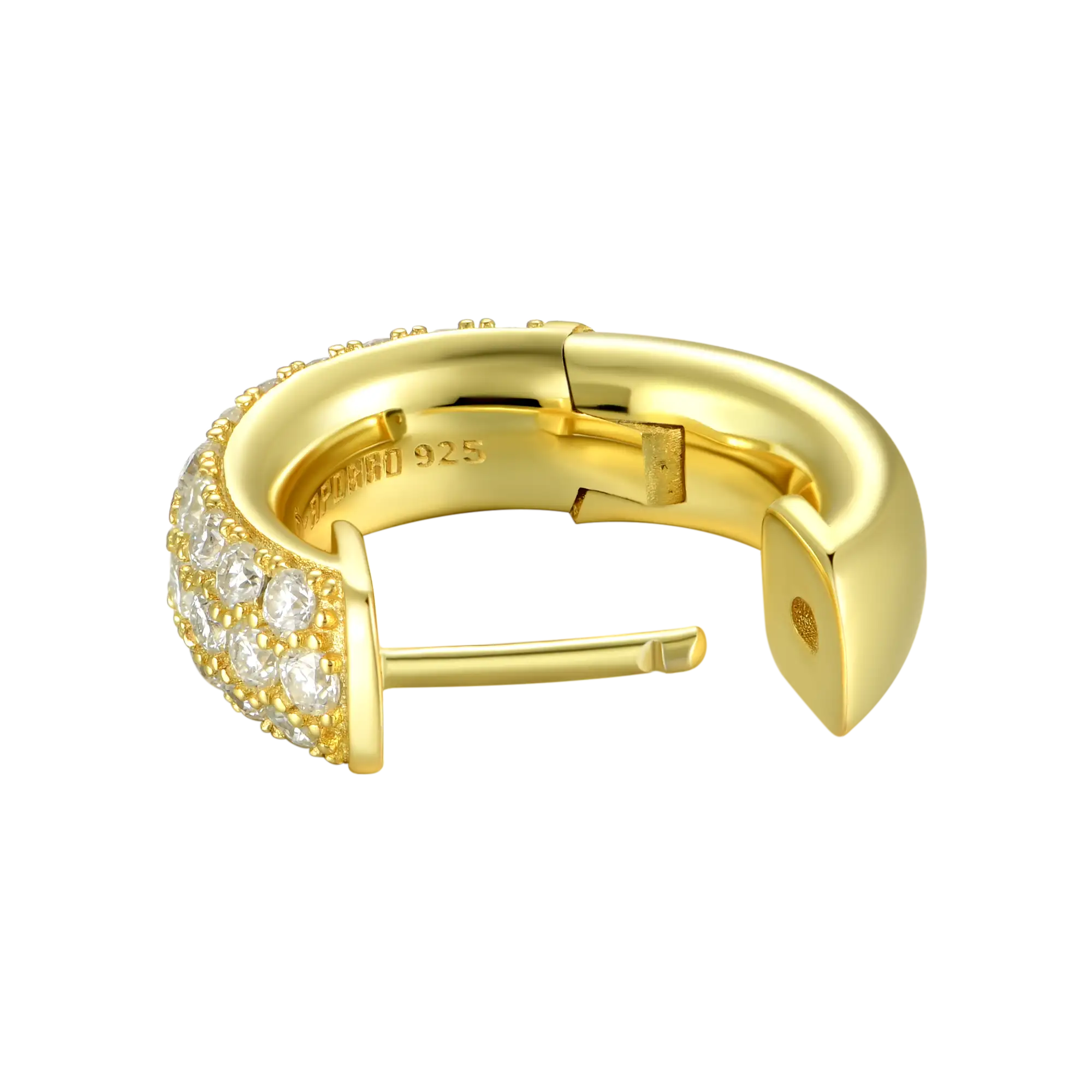 S925 Cluster Hoop Earring