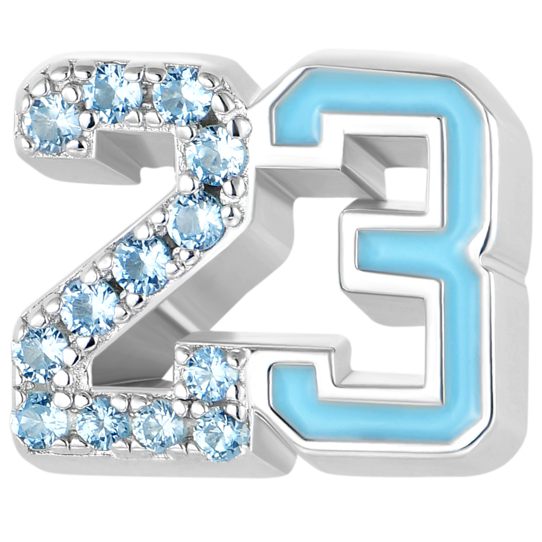 Single Number 23 Stud Earring