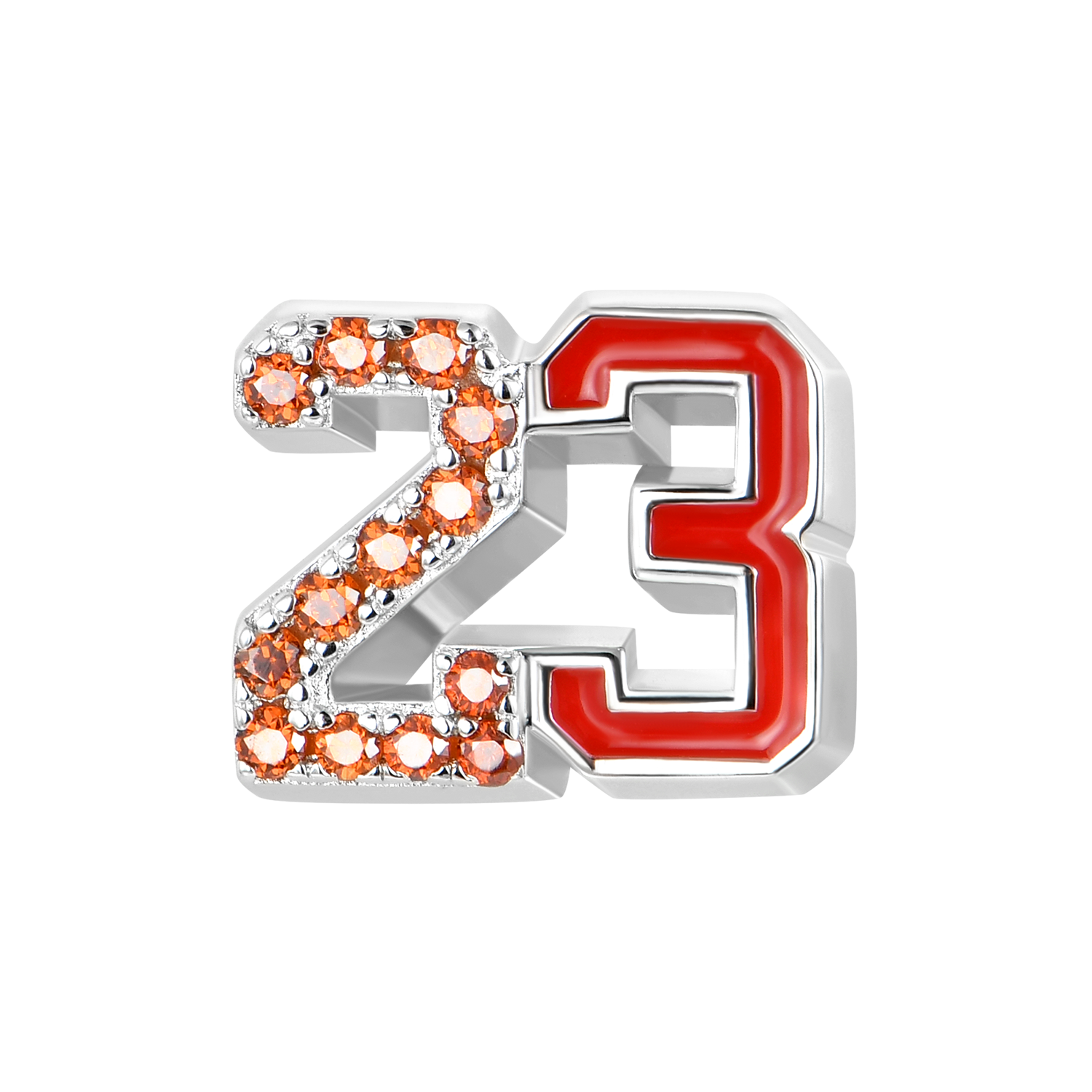 Single Number 23 Stud Earring