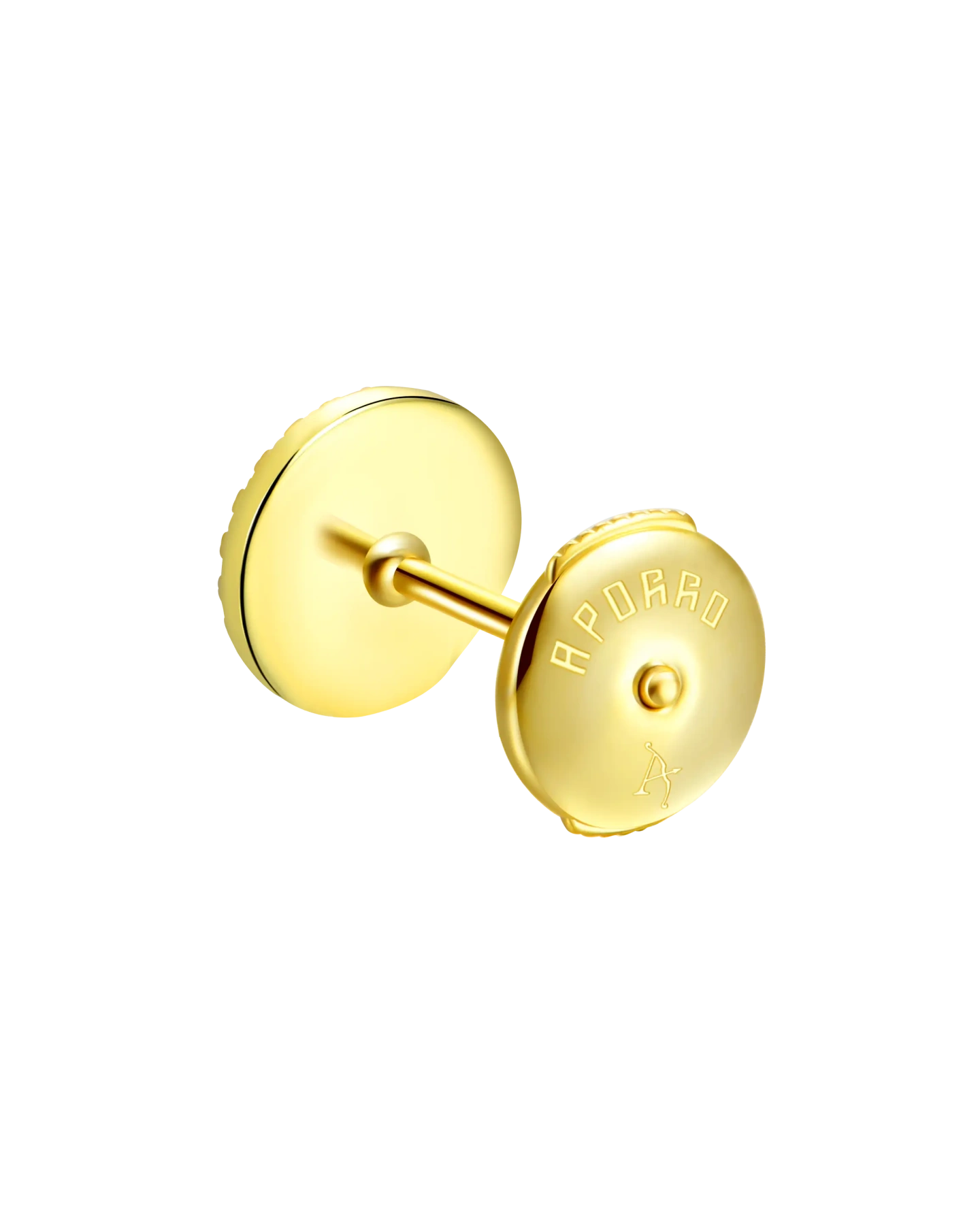 Single Baguette Mix Round Cut Halo Stud Earrings