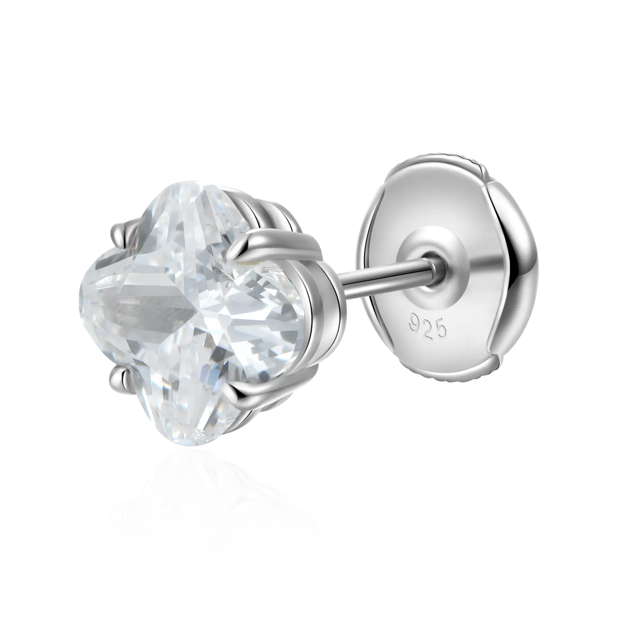 Blossom Cut Stud Earrings - Single