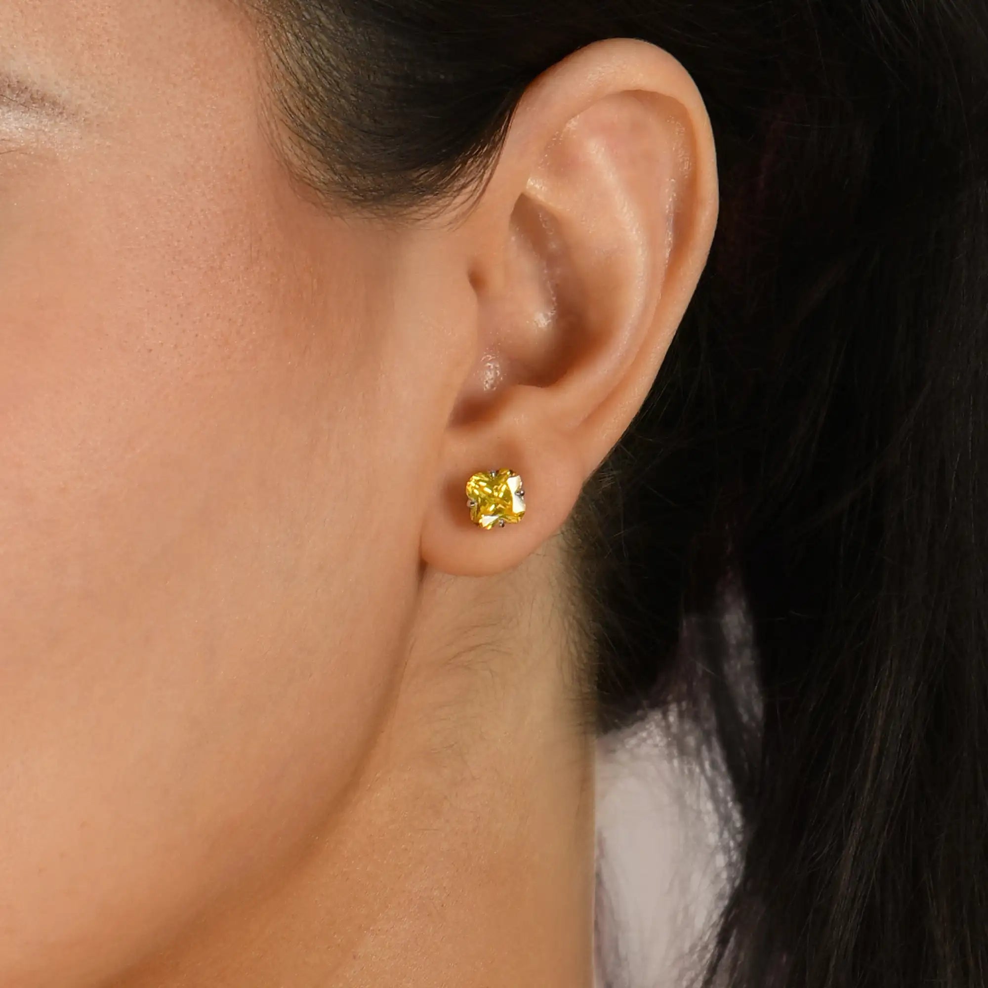 Blossom Cut Stud Earrings - Single