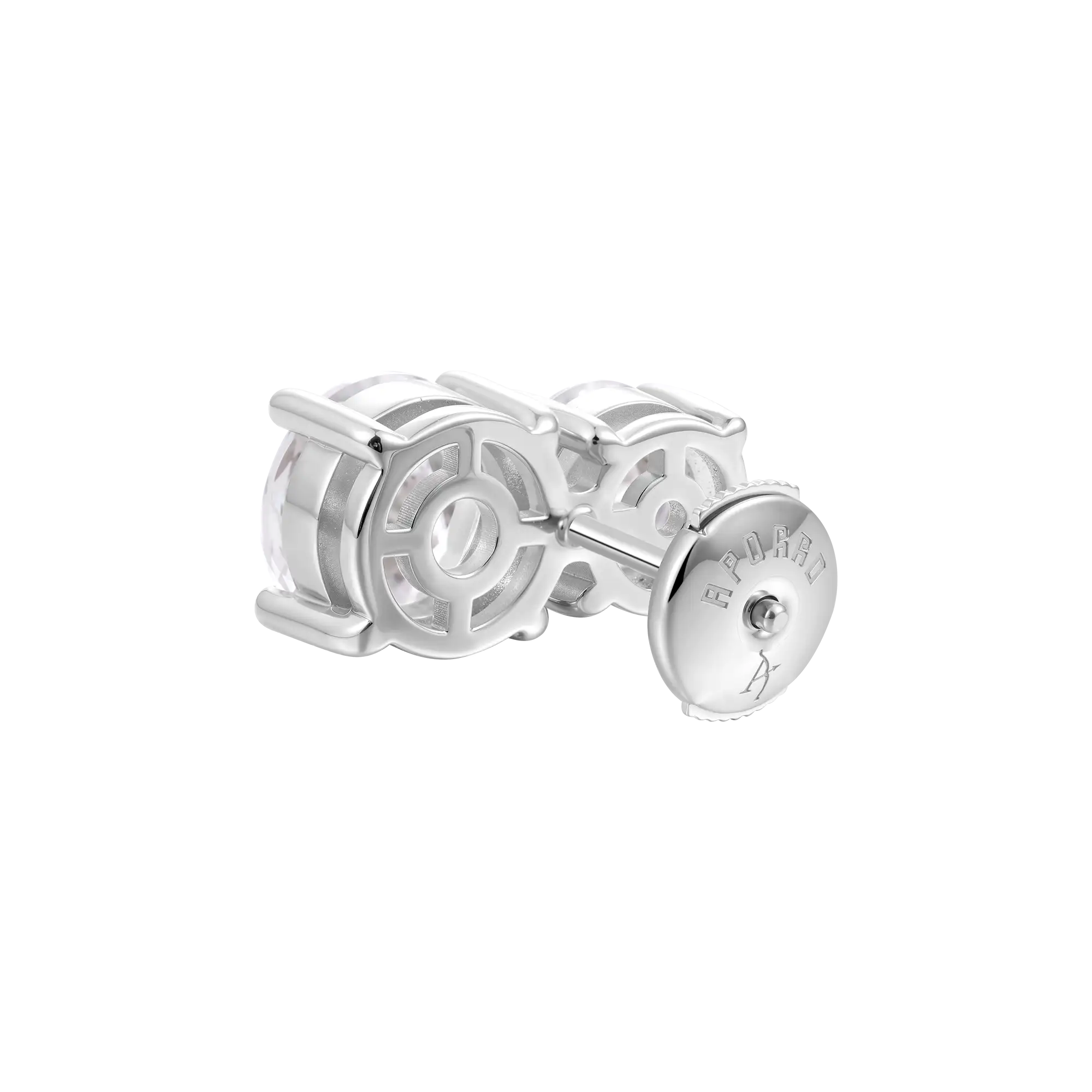 Moissanite S925 Toi et Moi & Round Cut Stud Earring Set