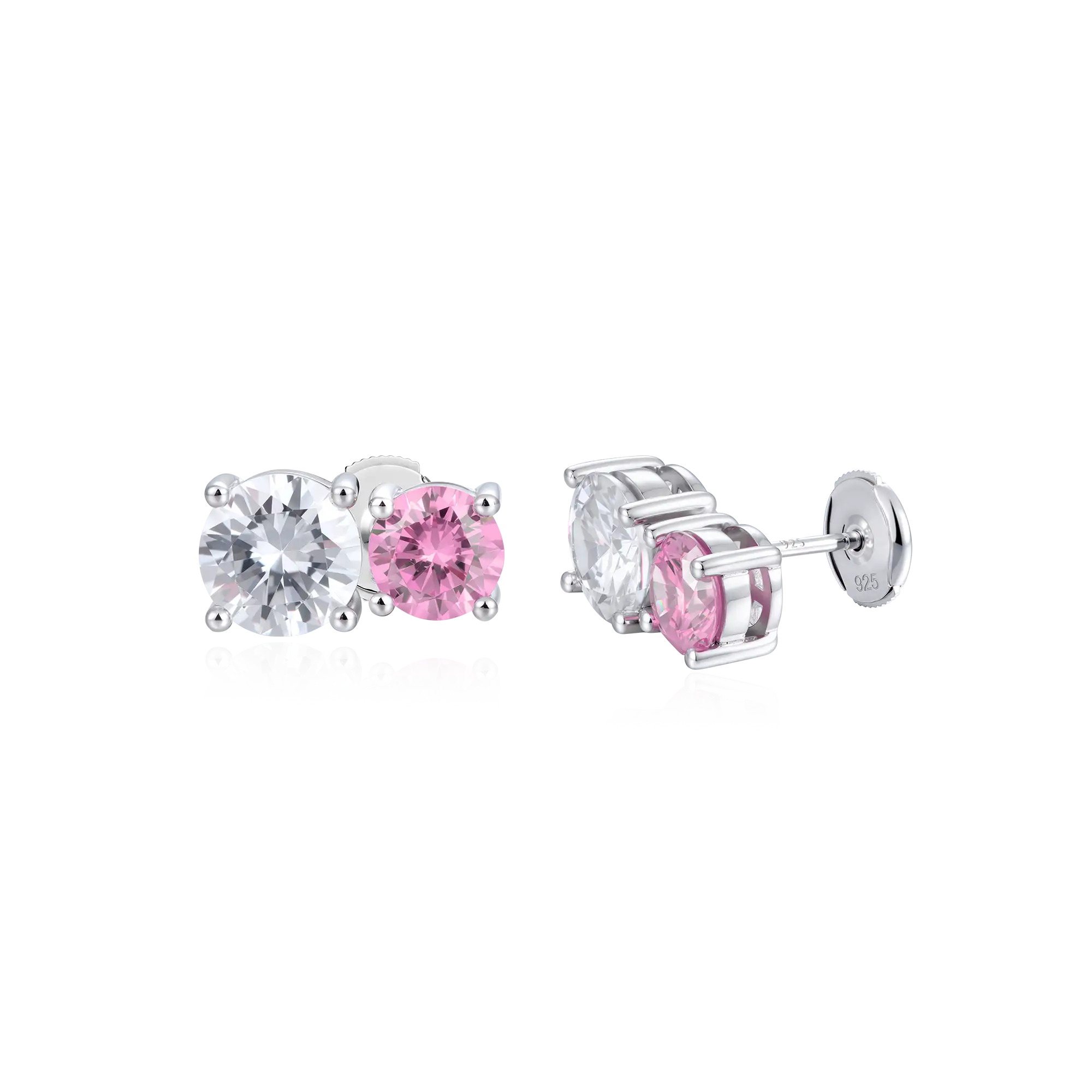 #Diamond_White + Pink Diamond ( 18k White Gold )