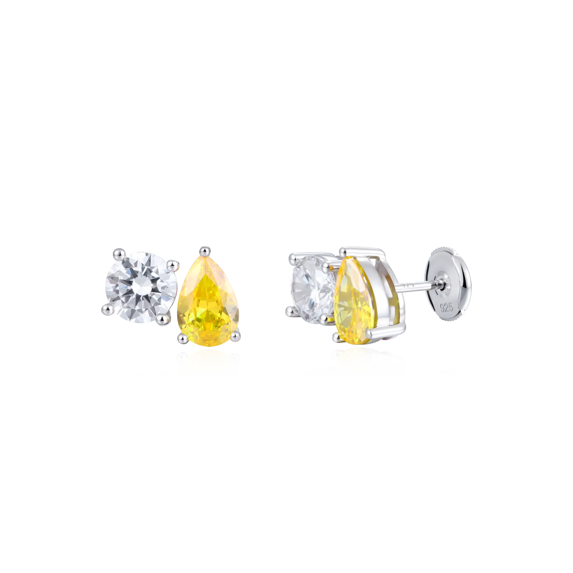 #Diamond_White + Yellow Diamond ( 18k White Gold )