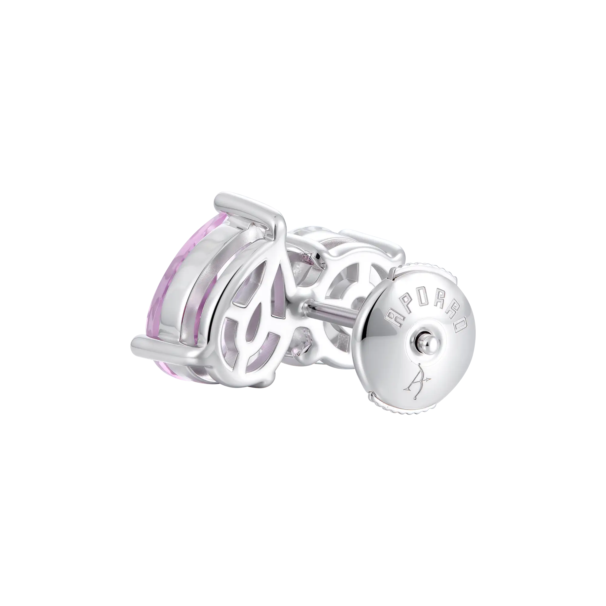 #Diamond_White + Pink Diamond ( 18k White Gold )