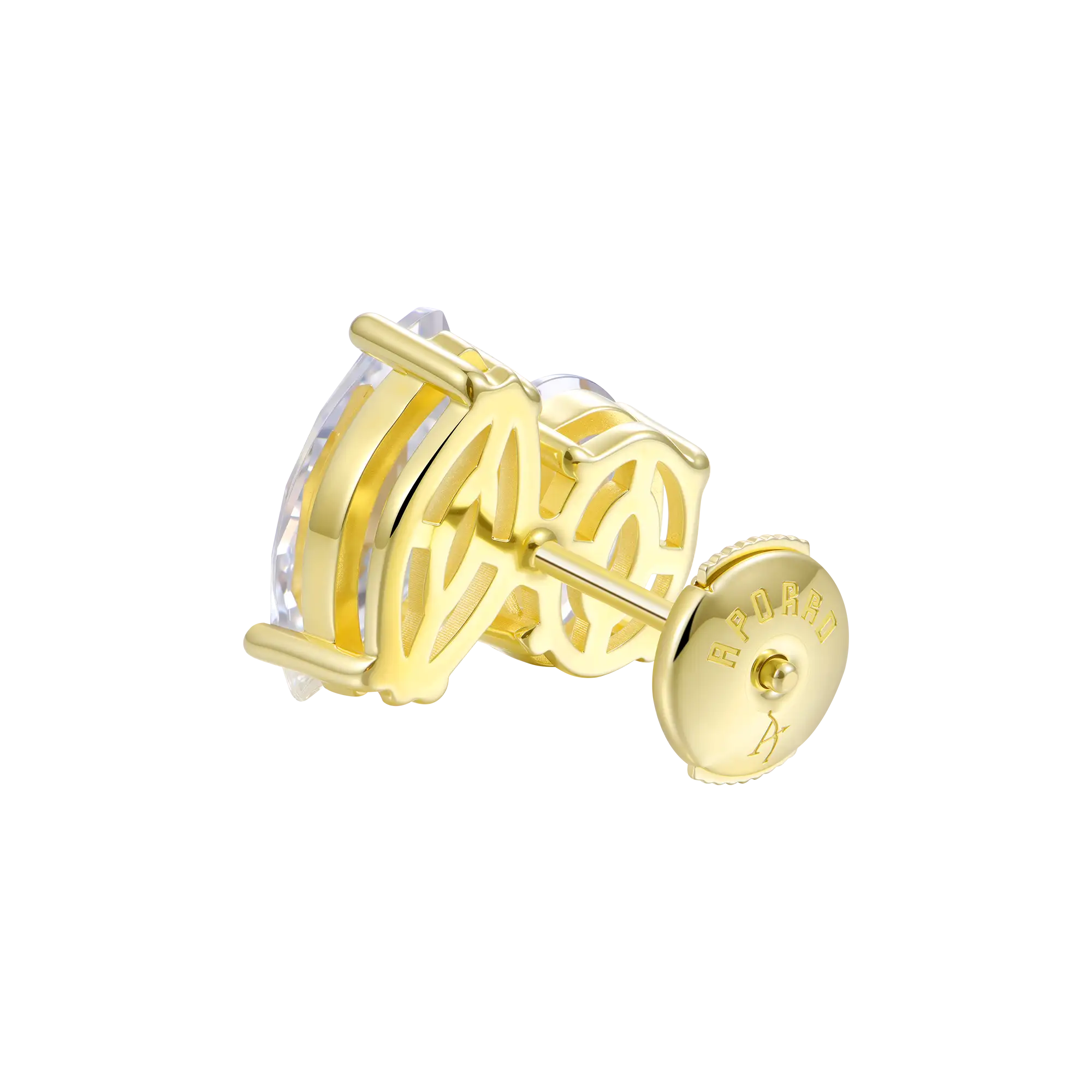 Moissanite S925 Toi et Moi Stud Earrings – Oval & Marquise