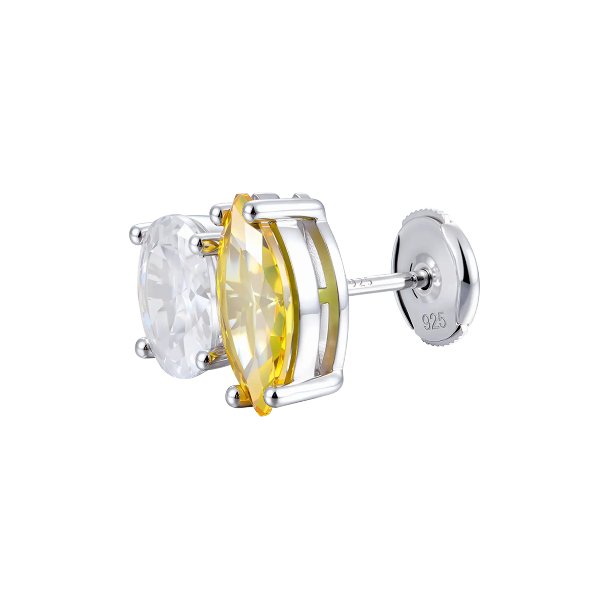 #Diamond_White + Yellow Diamond ( 18k White Gold )