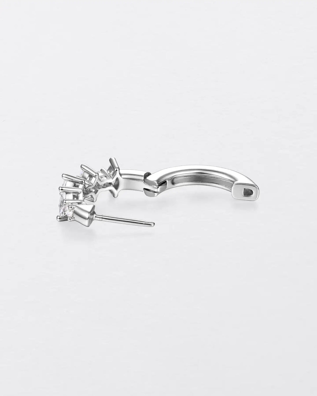 Marquise & Round Cut Hoop Earrings