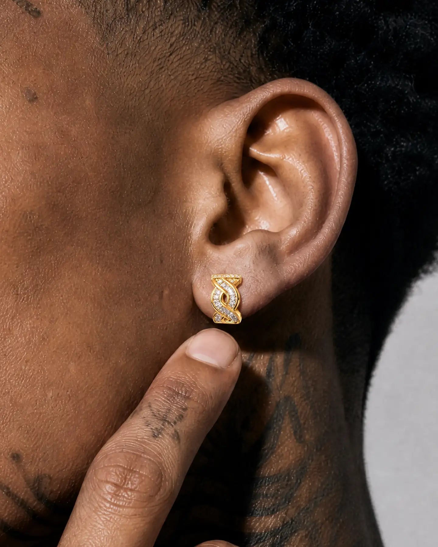 APORRO DNA Hoop Earrings