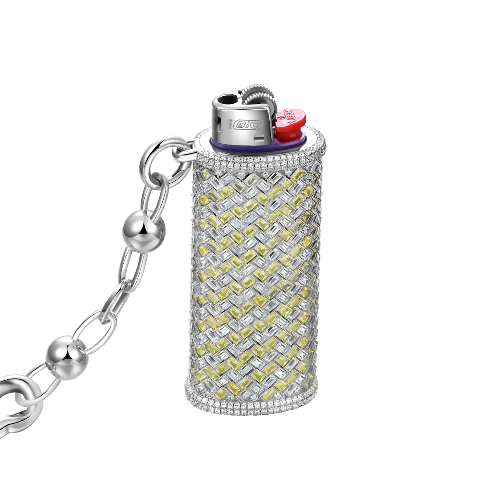 Woven Canary Lighter Case